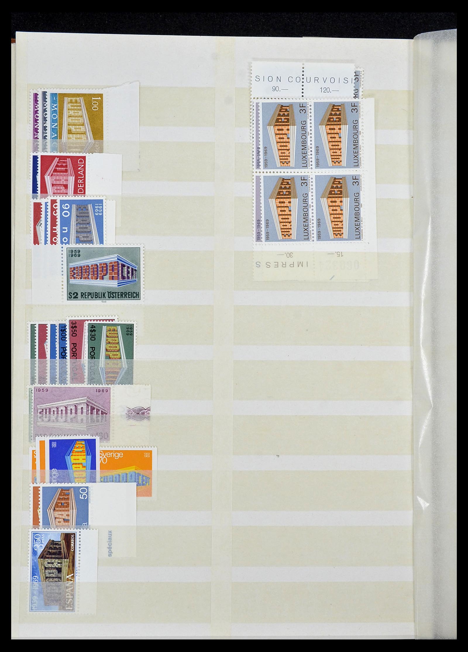 34308 022 - Postzegelverzameling 34308 Europa CEPT 1956-2000.