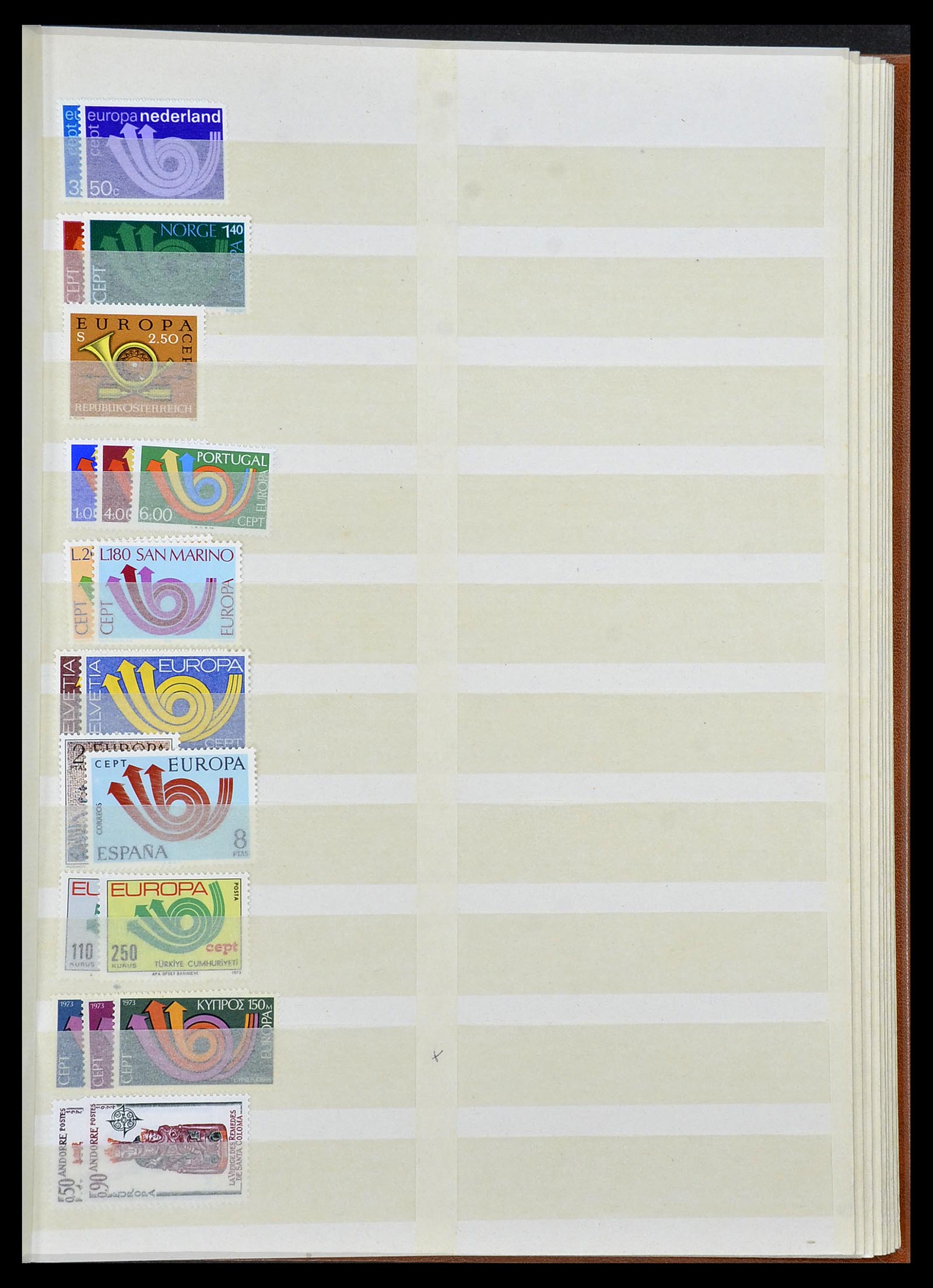 34308 031 - Postzegelverzameling 34308 Europa CEPT 1956-2000.
