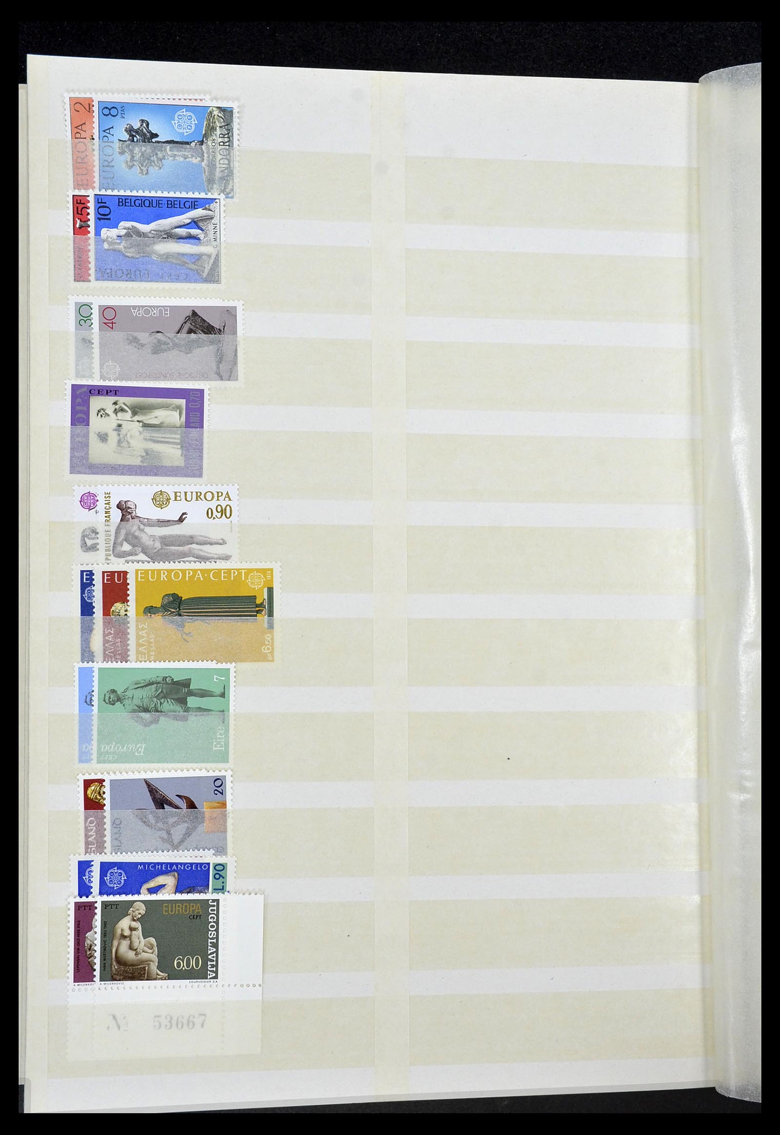 34308 033 - Postzegelverzameling 34308 Europa CEPT 1956-2000.