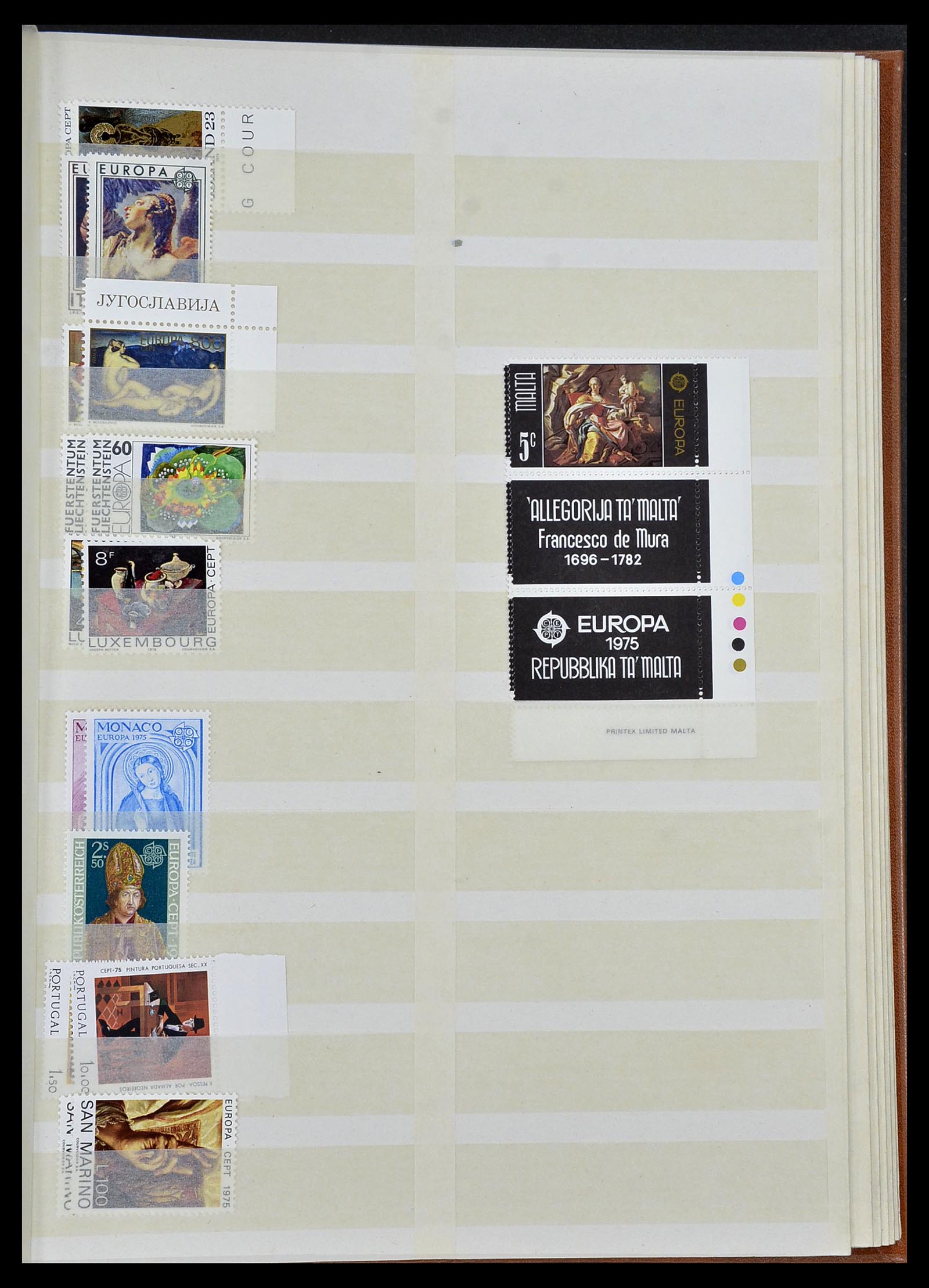 34308 035 - Postzegelverzameling 34308 Europa CEPT 1956-2000.