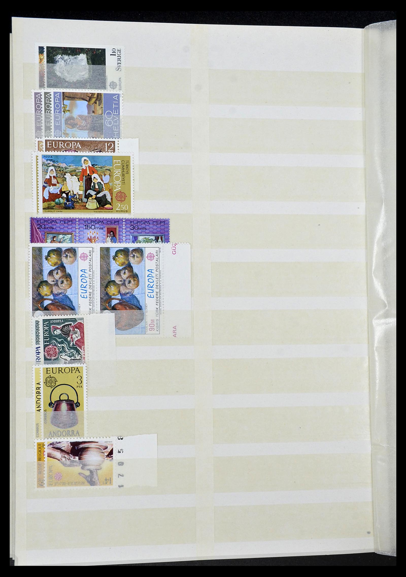 34308 037 - Postzegelverzameling 34308 Europa CEPT 1956-2000.