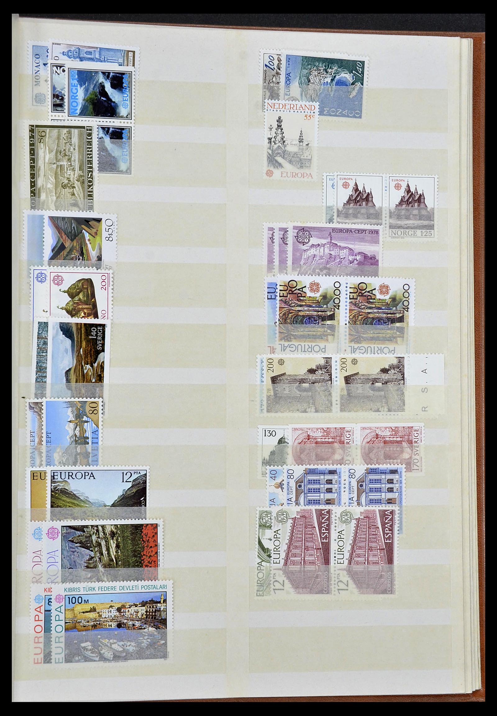 34308 041 - Postzegelverzameling 34308 Europa CEPT 1956-2000.