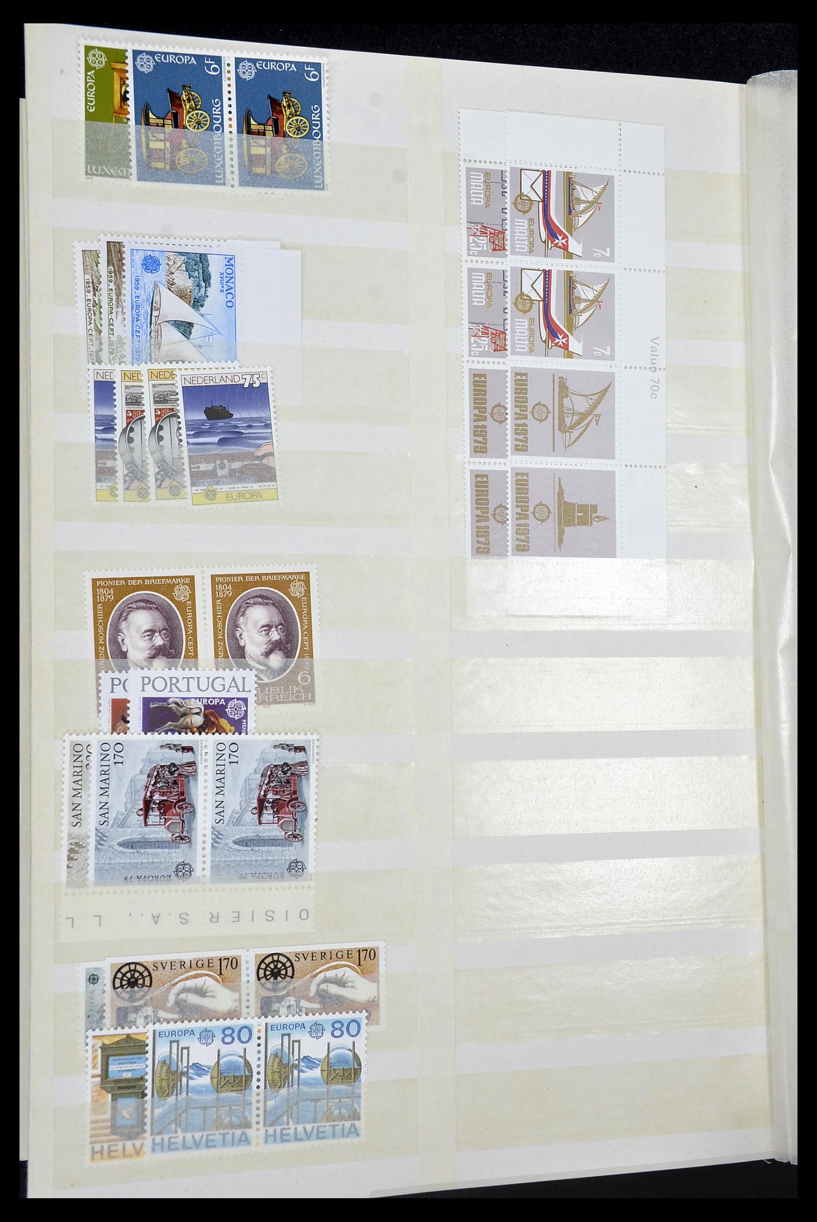 34308 044 - Postzegelverzameling 34308 Europa CEPT 1956-2000.