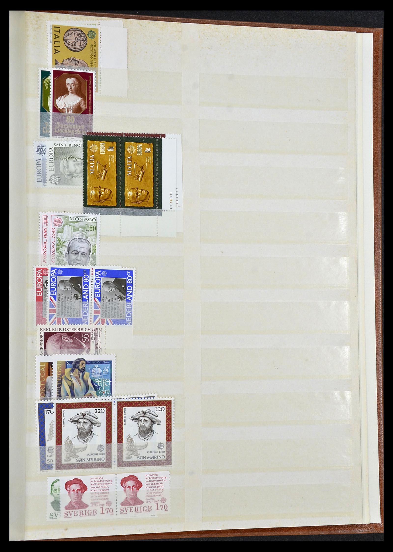 34308 047 - Postzegelverzameling 34308 Europa CEPT 1956-2000.