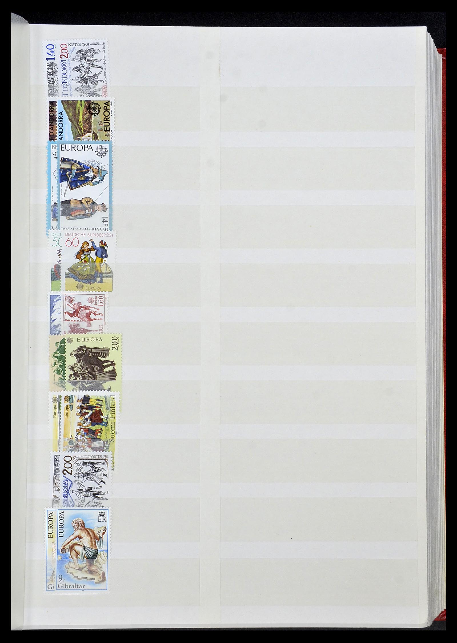 34308 049 - Postzegelverzameling 34308 Europa CEPT 1956-2000.