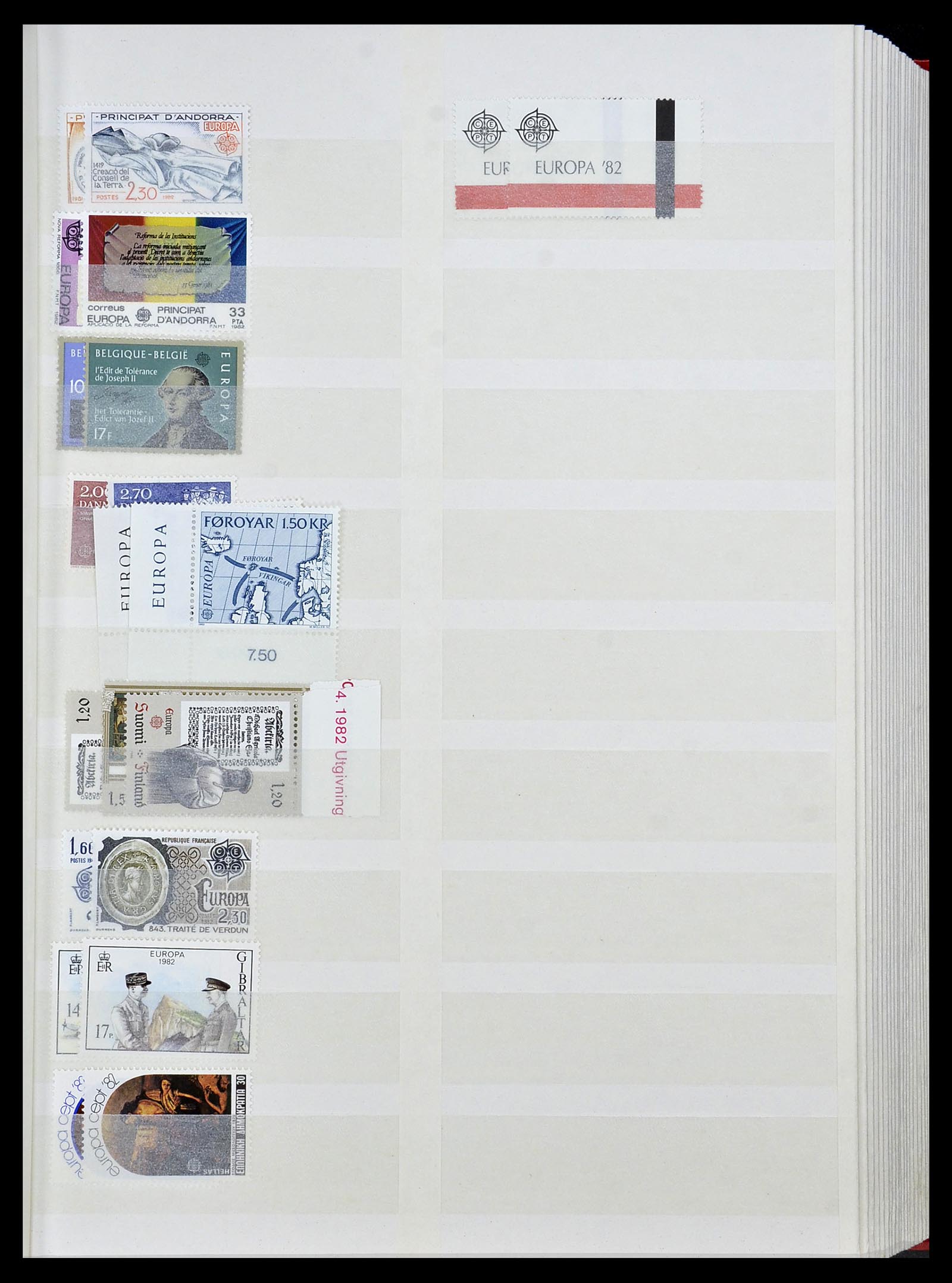 34308 053 - Postzegelverzameling 34308 Europa CEPT 1956-2000.