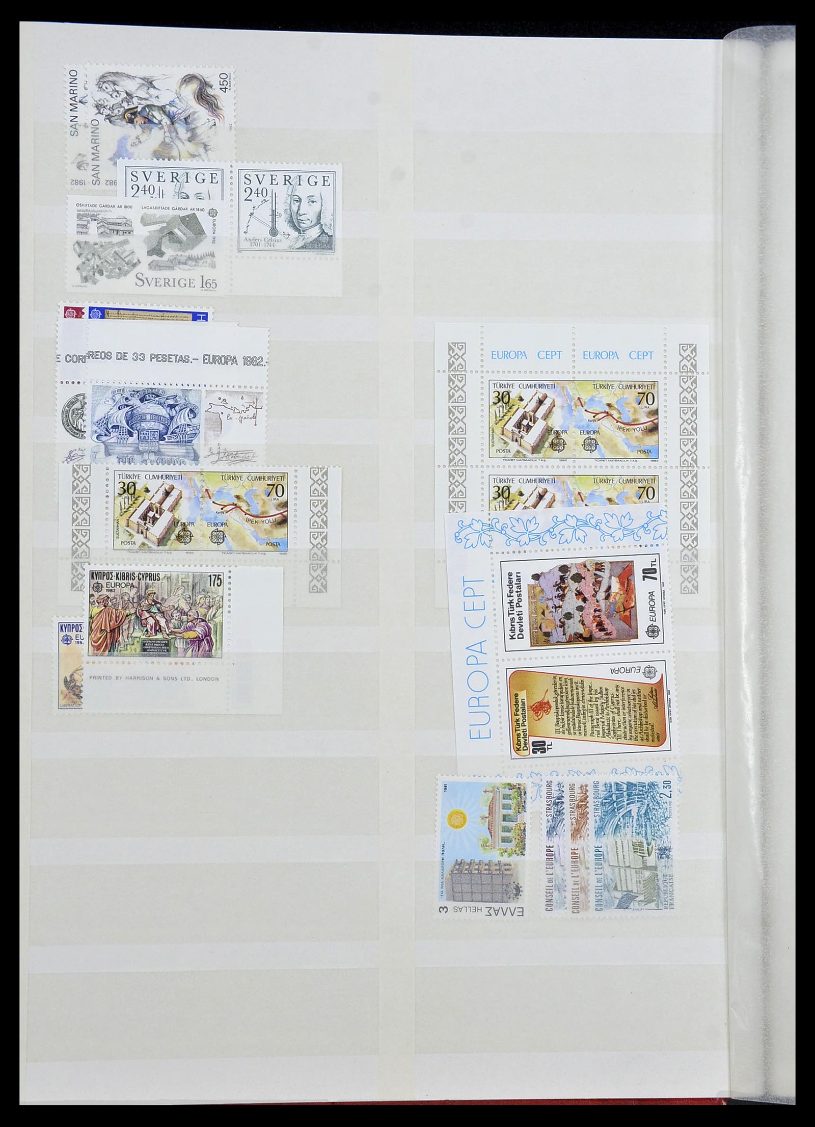 34308 056 - Postzegelverzameling 34308 Europa CEPT 1956-2000.