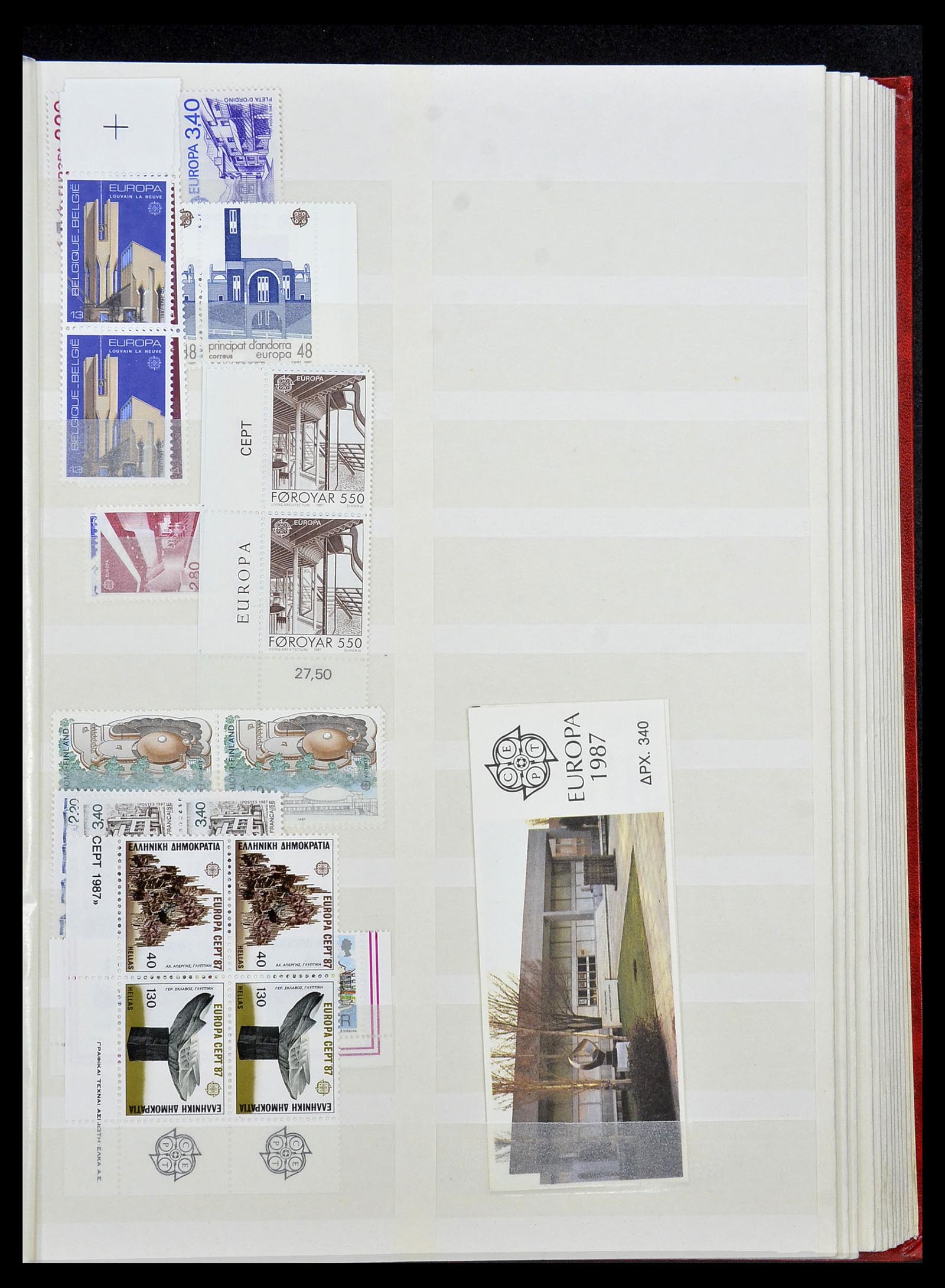 34308 073 - Postzegelverzameling 34308 Europa CEPT 1956-2000.