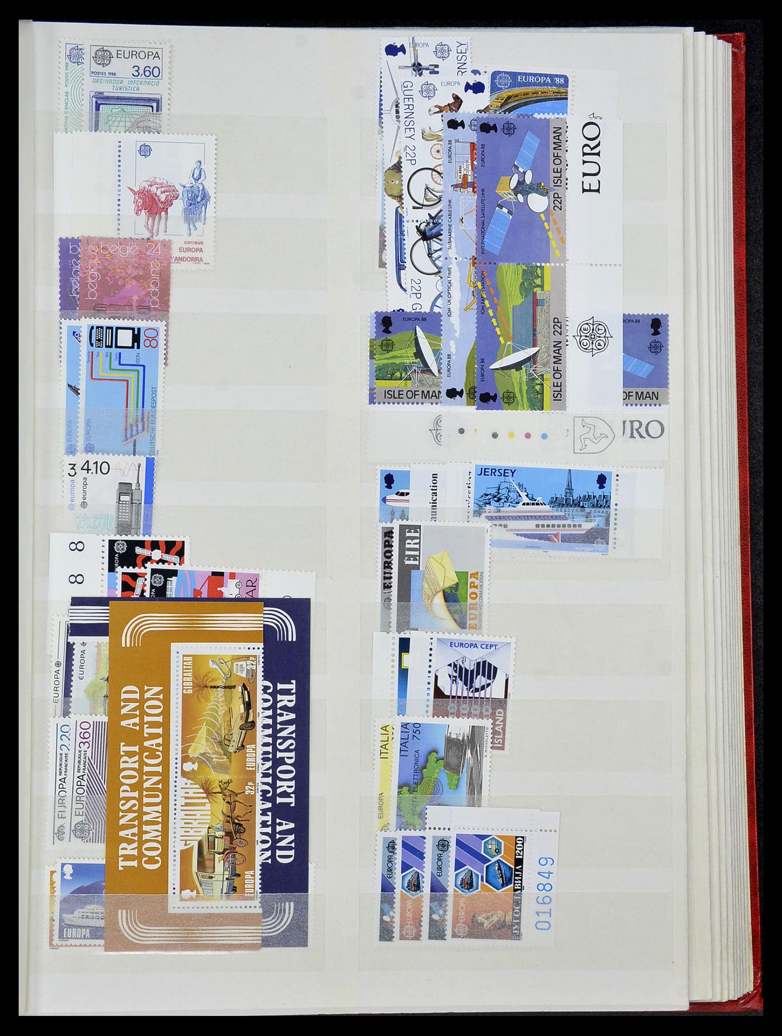 34308 077 - Postzegelverzameling 34308 Europa CEPT 1956-2000.