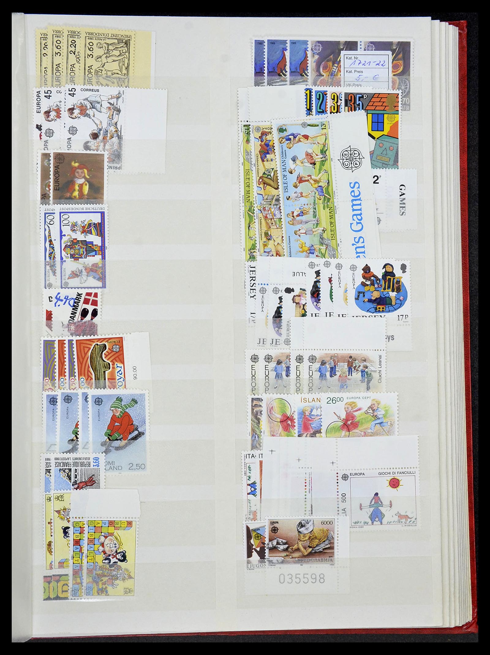 34308 078 - Postzegelverzameling 34308 Europa CEPT 1956-2000.