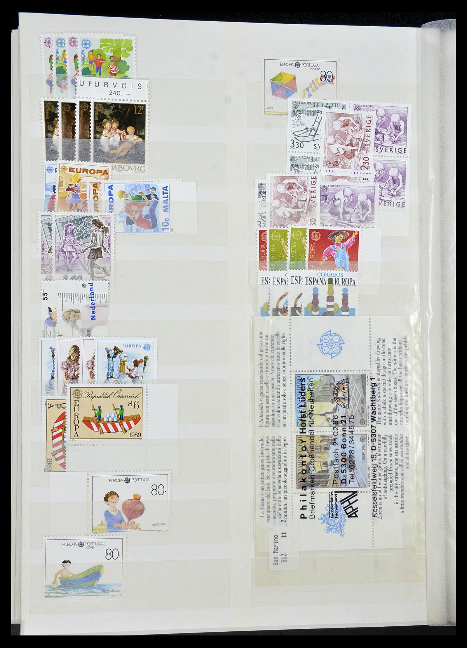 34308 080 - Postzegelverzameling 34308 Europa CEPT 1956-2000.