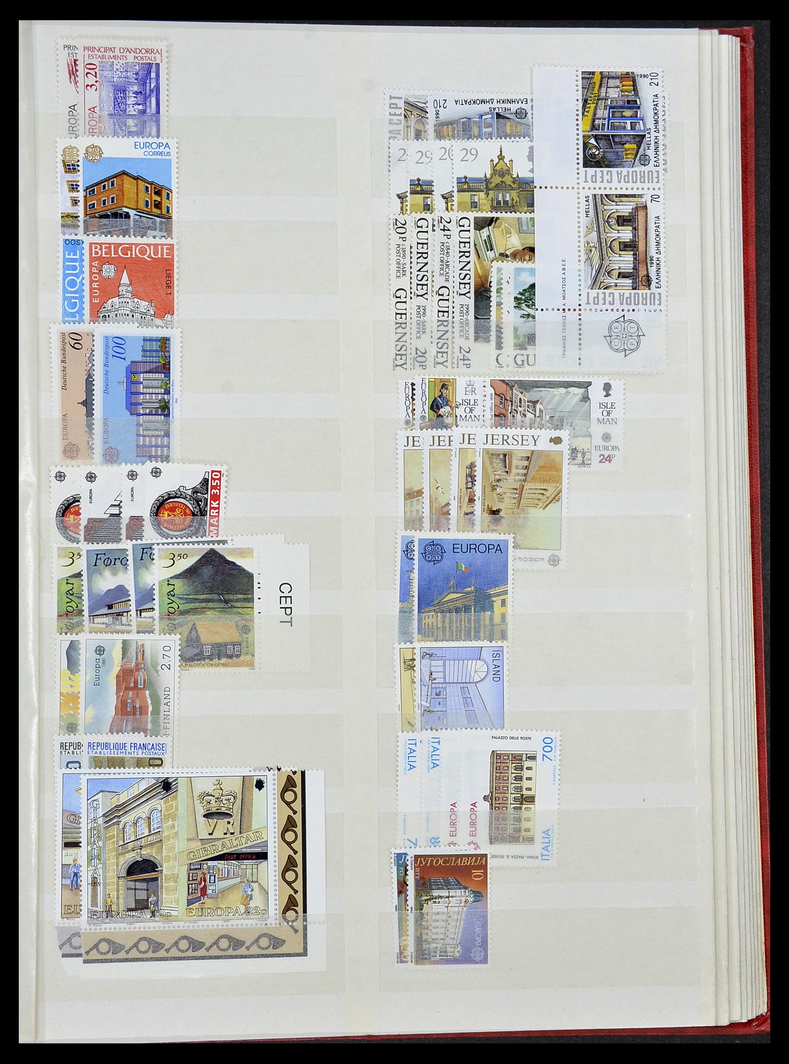 34308 081 - Postzegelverzameling 34308 Europa CEPT 1956-2000.