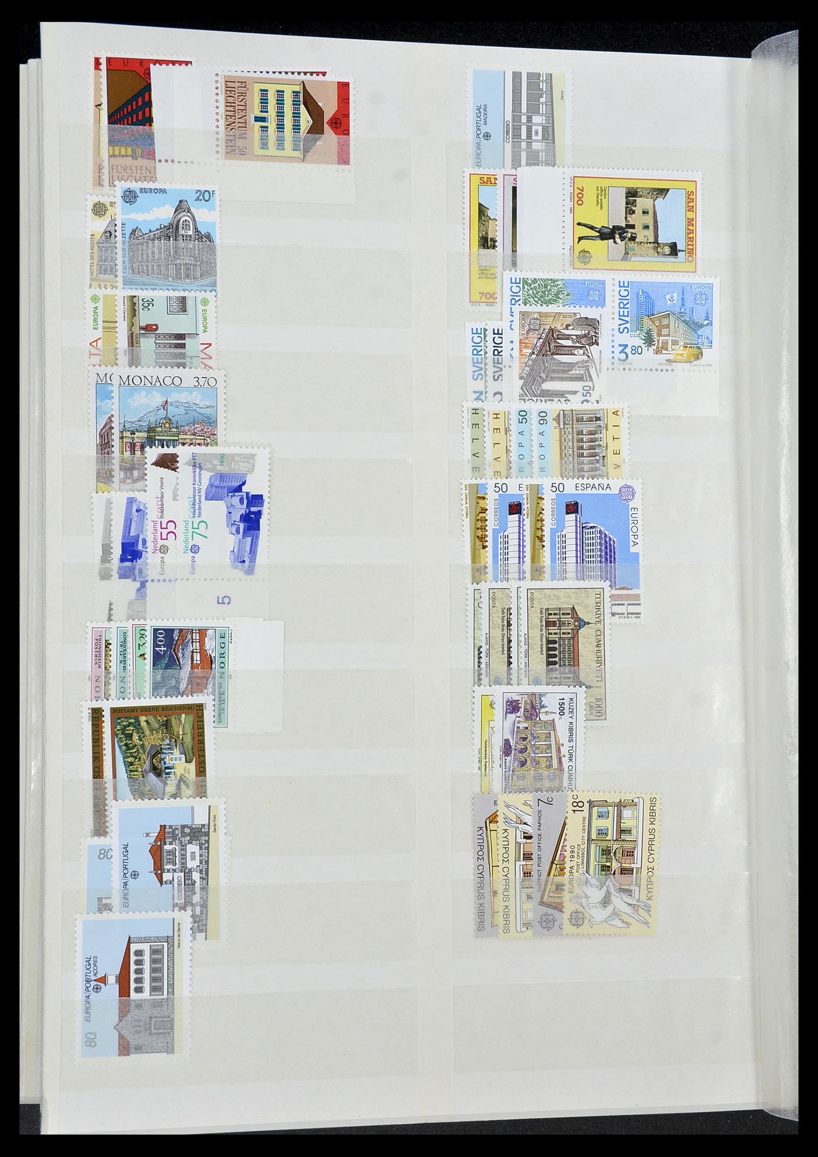 34308 082 - Postzegelverzameling 34308 Europa CEPT 1956-2000.