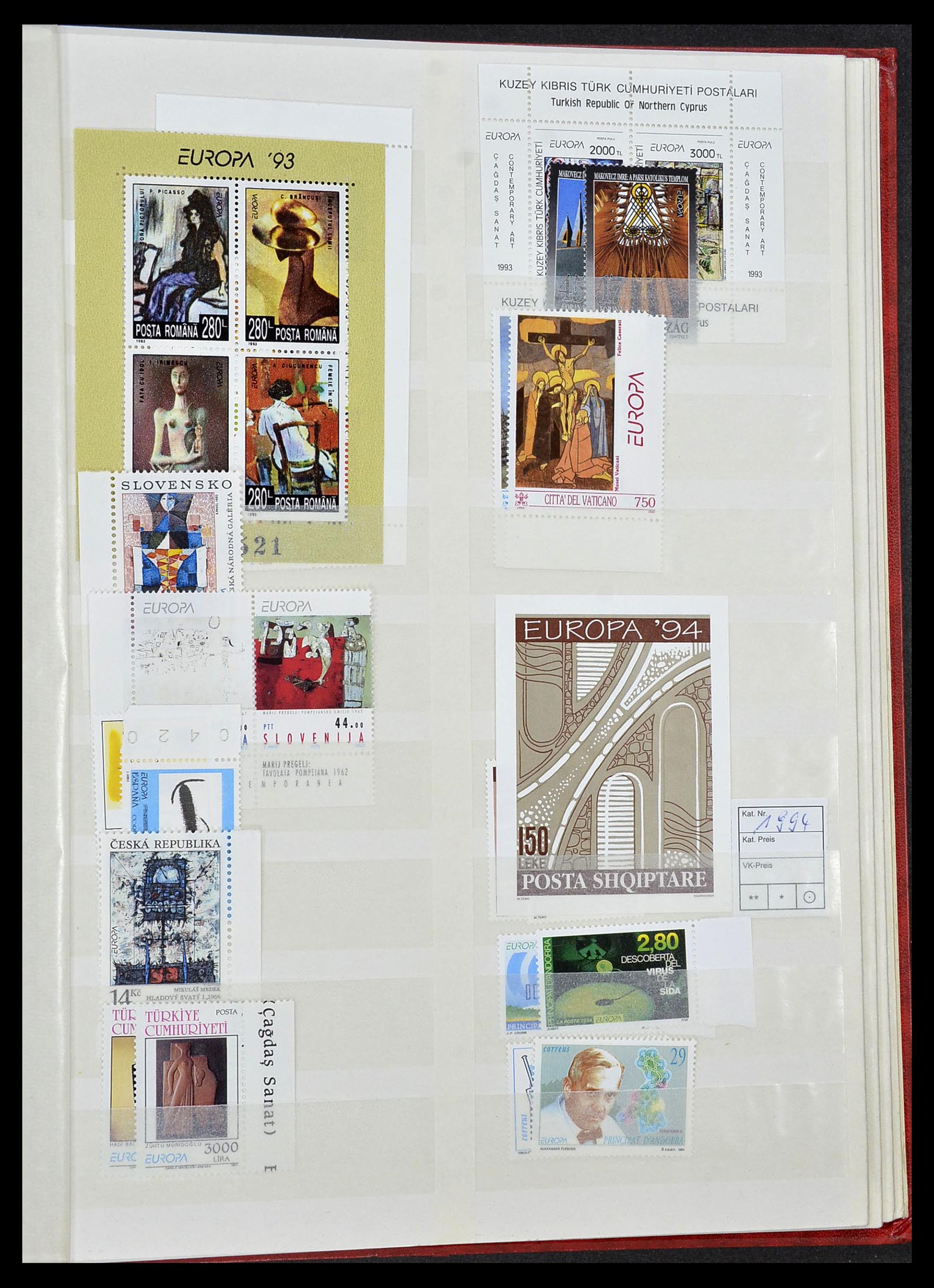 34308 089 - Postzegelverzameling 34308 Europa CEPT 1956-2000.