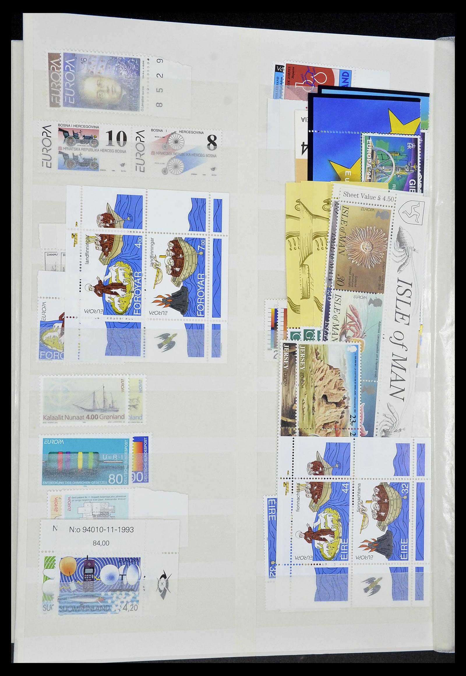 34308 090 - Postzegelverzameling 34308 Europa CEPT 1956-2000.