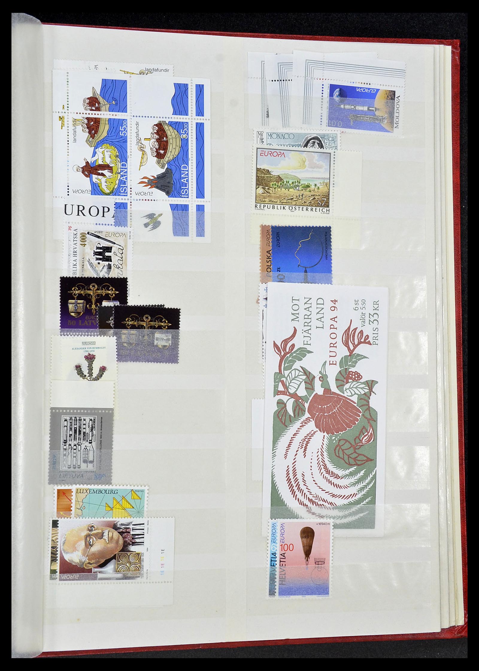 34308 092 - Postzegelverzameling 34308 Europa CEPT 1956-2000.