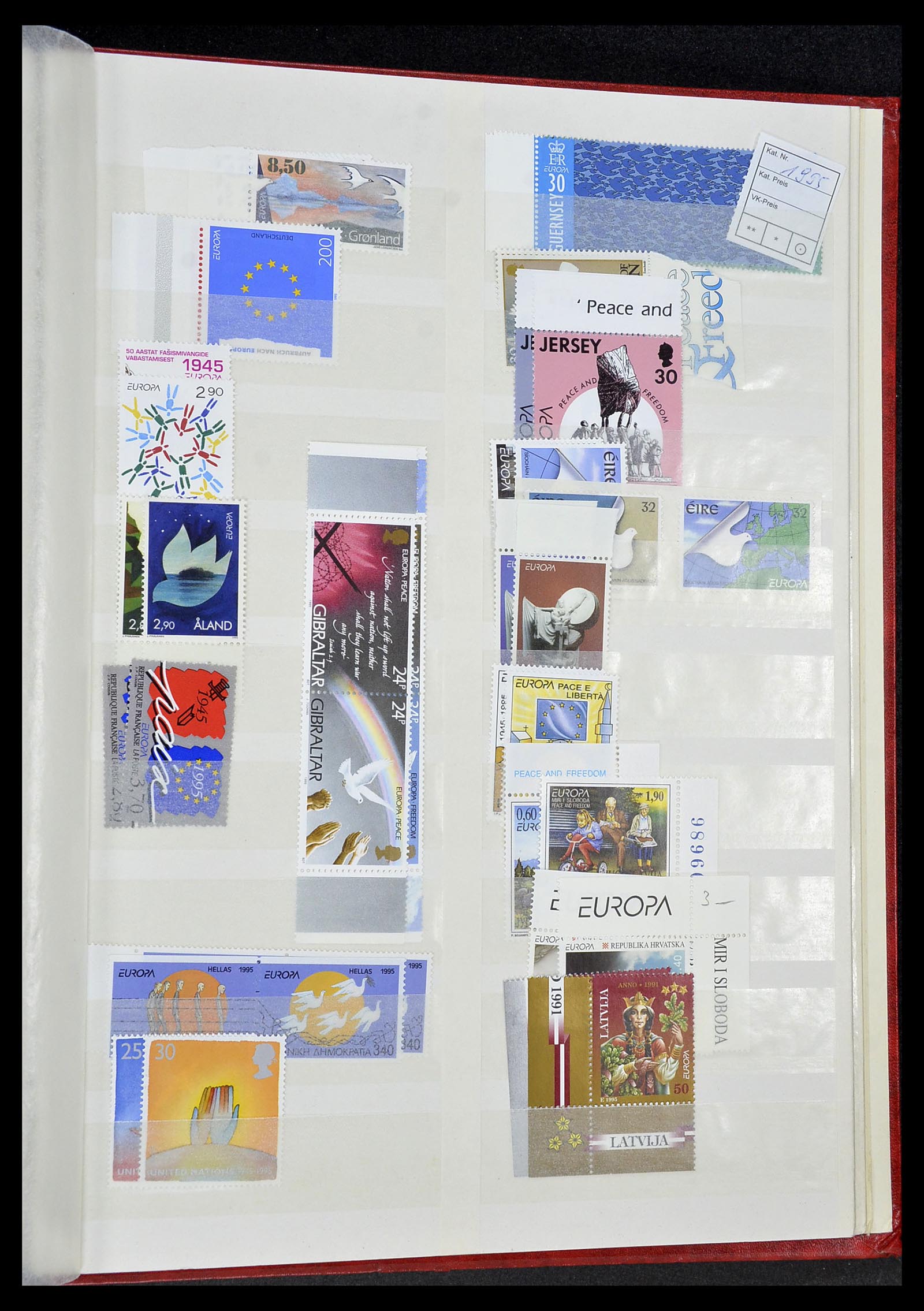 34308 094 - Postzegelverzameling 34308 Europa CEPT 1956-2000.