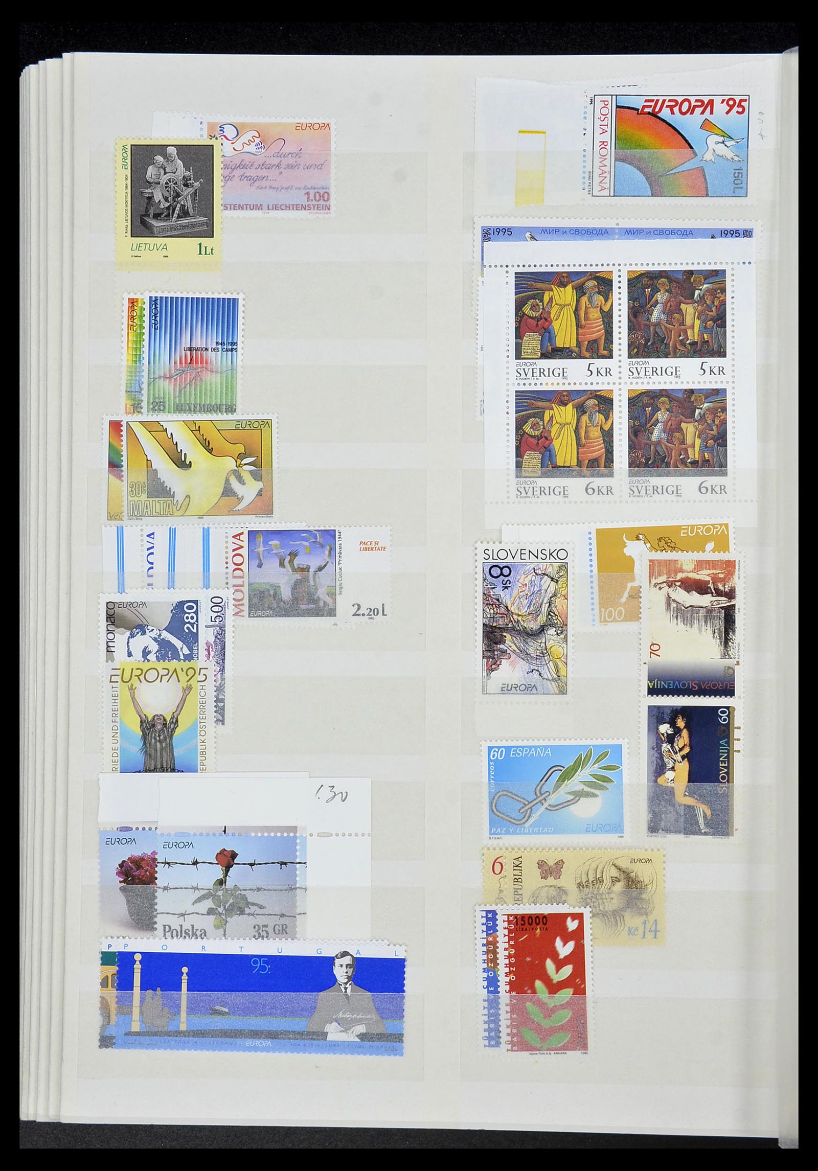 34308 095 - Postzegelverzameling 34308 Europa CEPT 1956-2000.