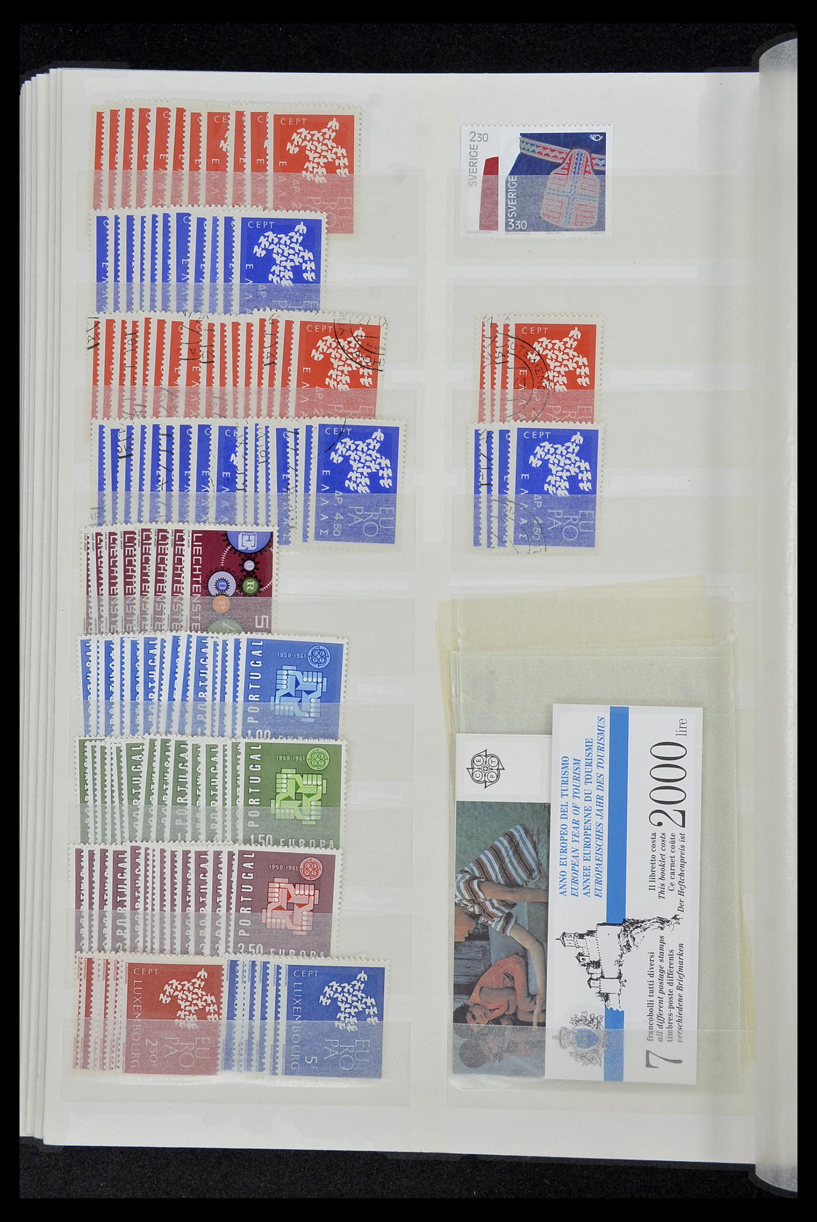 34308 097 - Postzegelverzameling 34308 Europa CEPT 1956-2000.