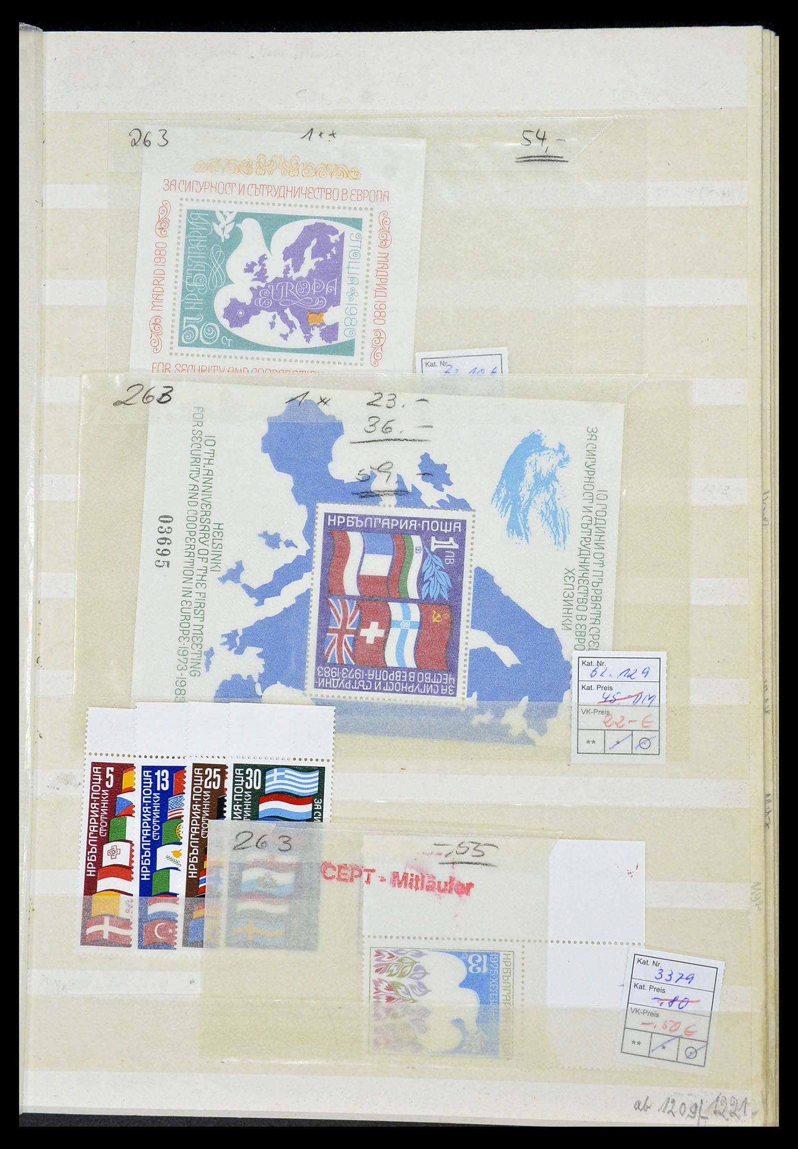 34308 099 - Postzegelverzameling 34308 Europa CEPT 1956-2000.