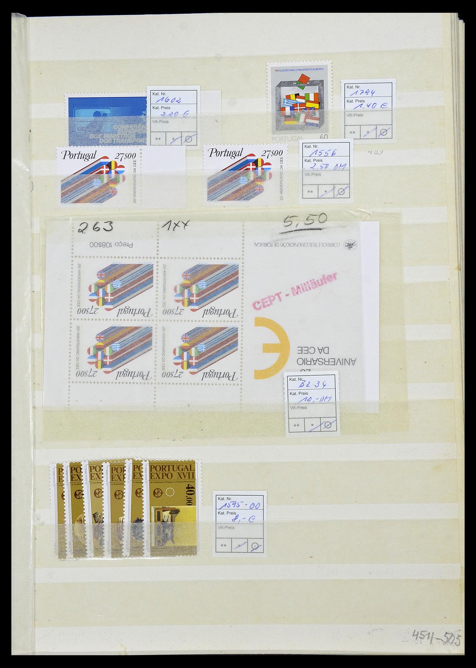 34308 105 - Postzegelverzameling 34308 Europa CEPT 1956-2000.