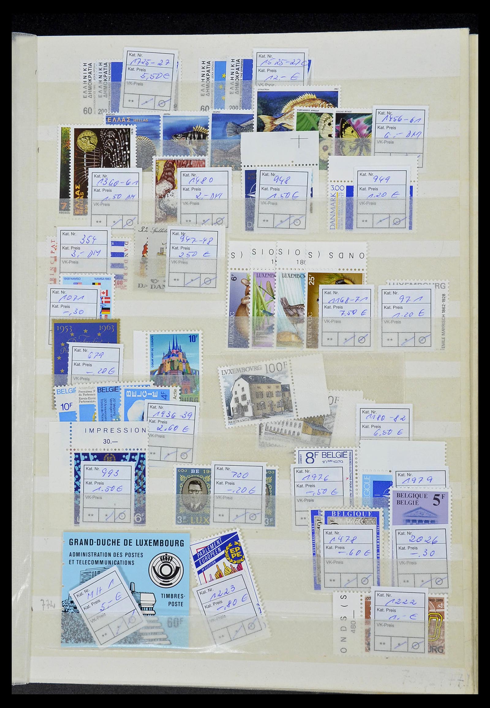 34308 112 - Postzegelverzameling 34308 Europa CEPT 1956-2000.