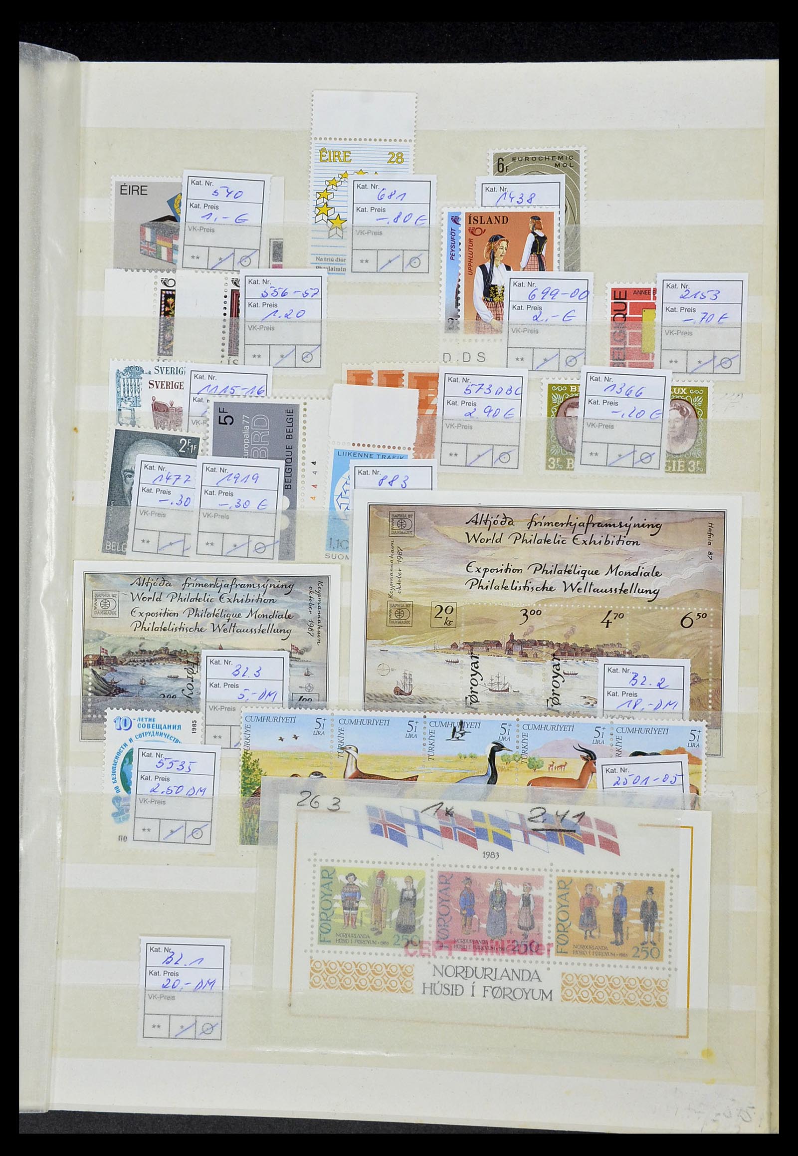 34308 113 - Postzegelverzameling 34308 Europa CEPT 1956-2000.