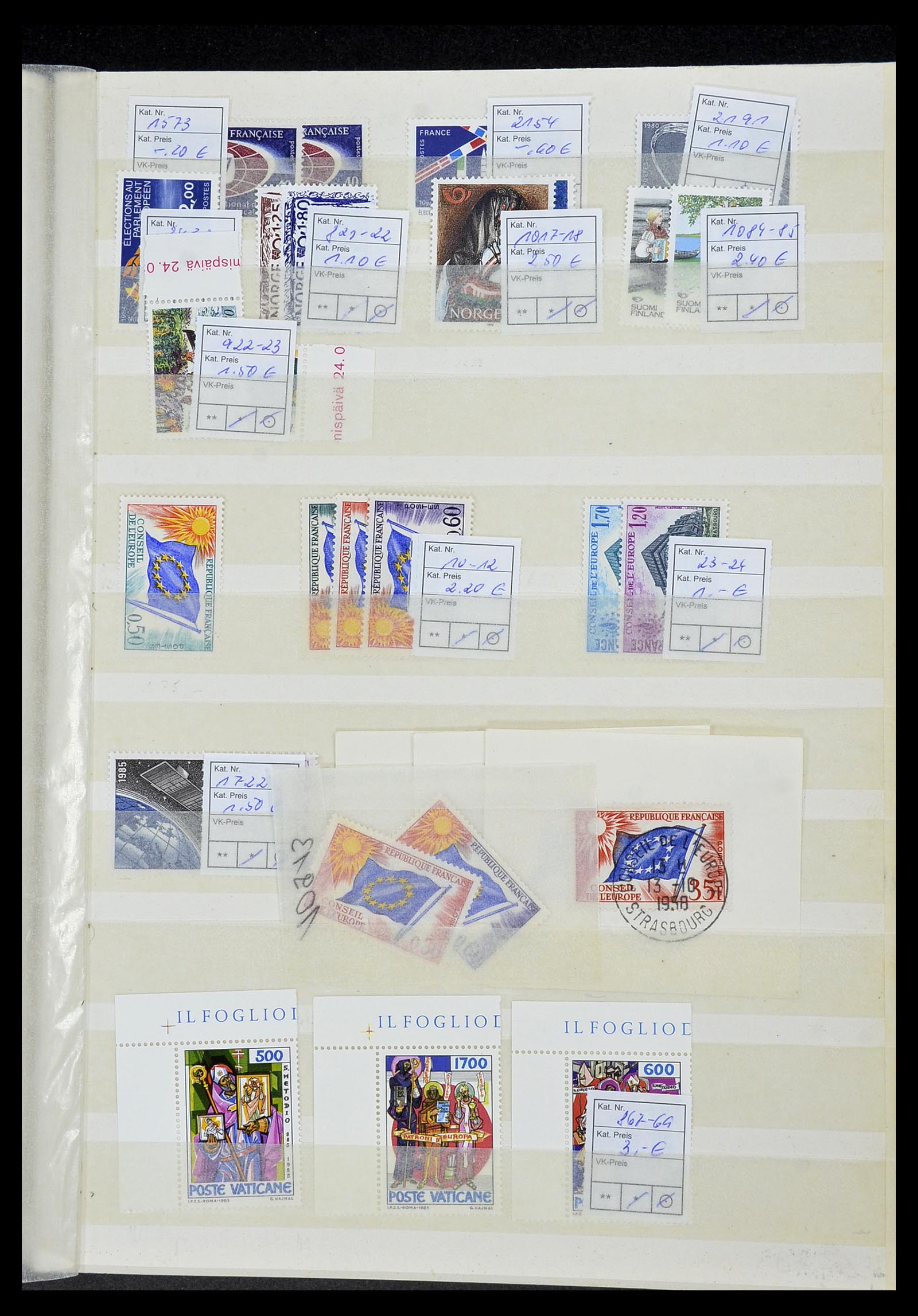 34308 114 - Postzegelverzameling 34308 Europa CEPT 1956-2000.