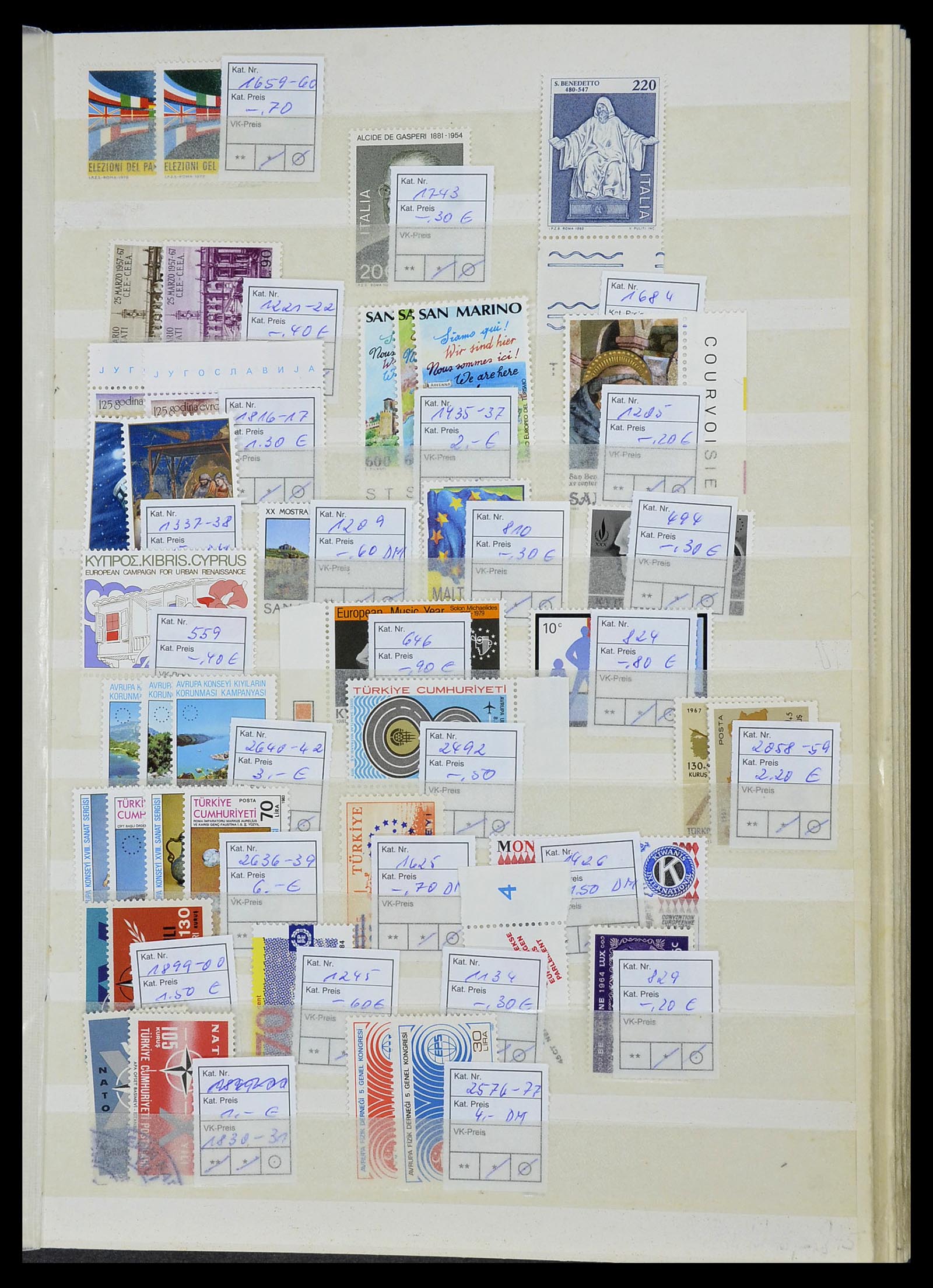 34308 116 - Postzegelverzameling 34308 Europa CEPT 1956-2000.