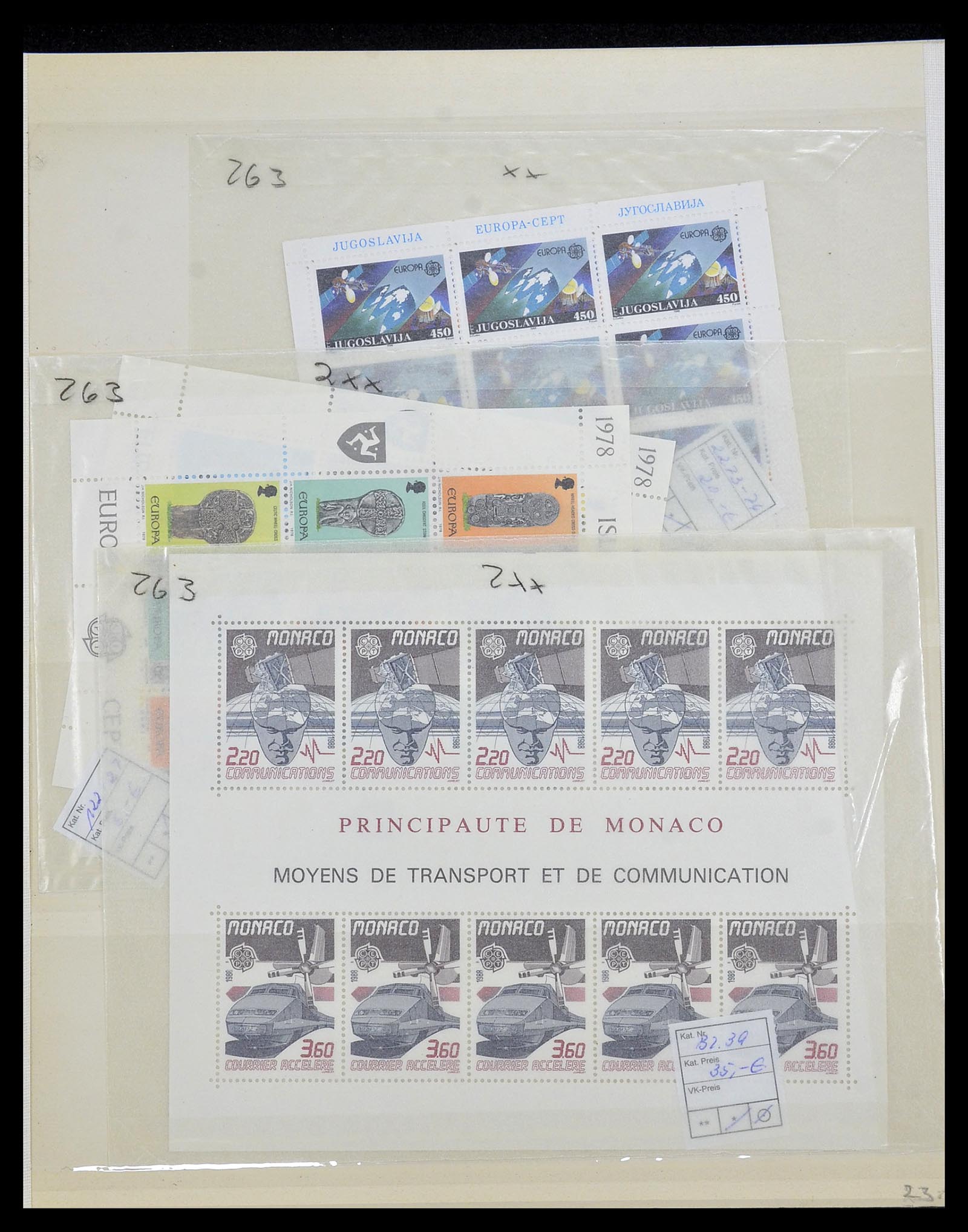 34308 142 - Postzegelverzameling 34308 Europa CEPT 1956-2000.