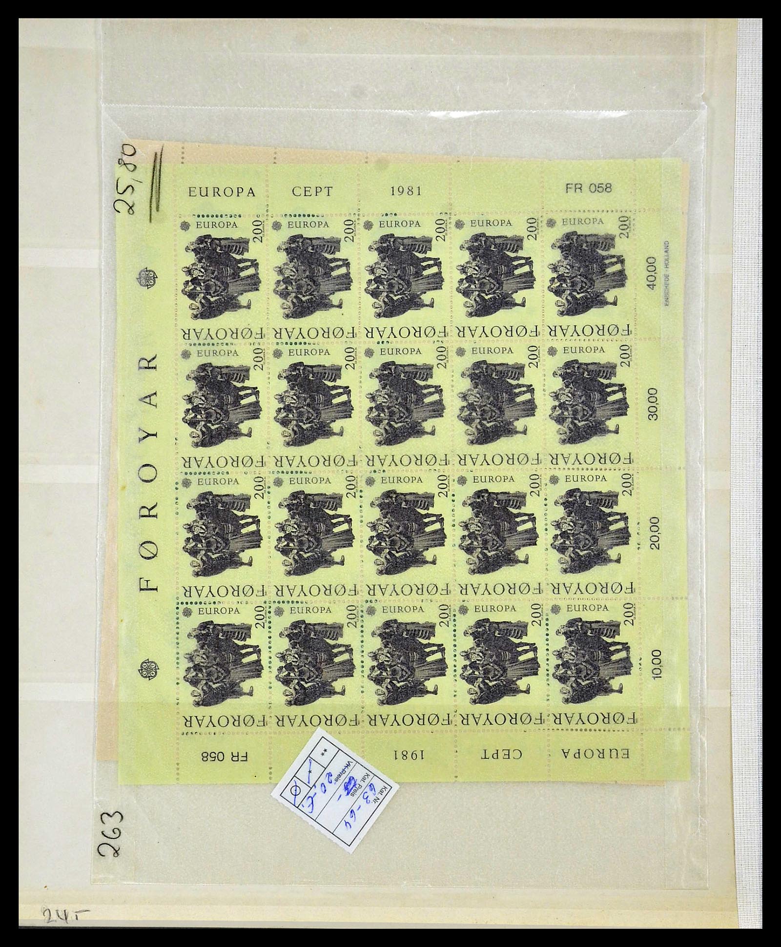 34308 155 - Postzegelverzameling 34308 Europa CEPT 1956-2000.
