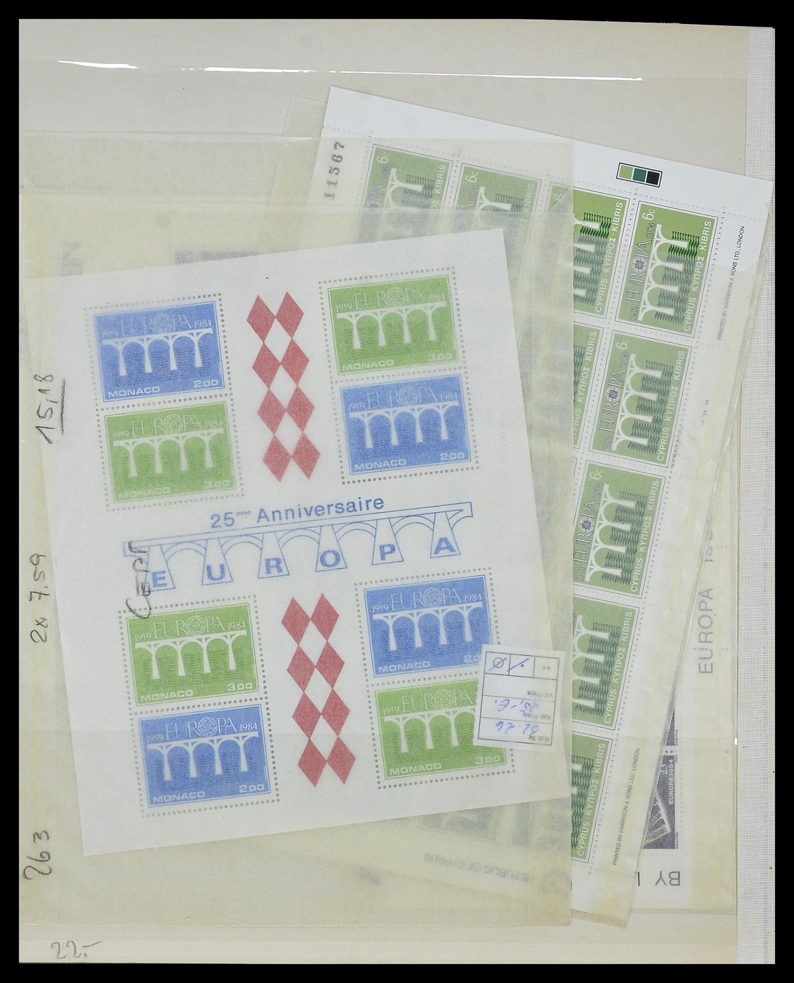 34308 161 - Postzegelverzameling 34308 Europa CEPT 1956-2000.