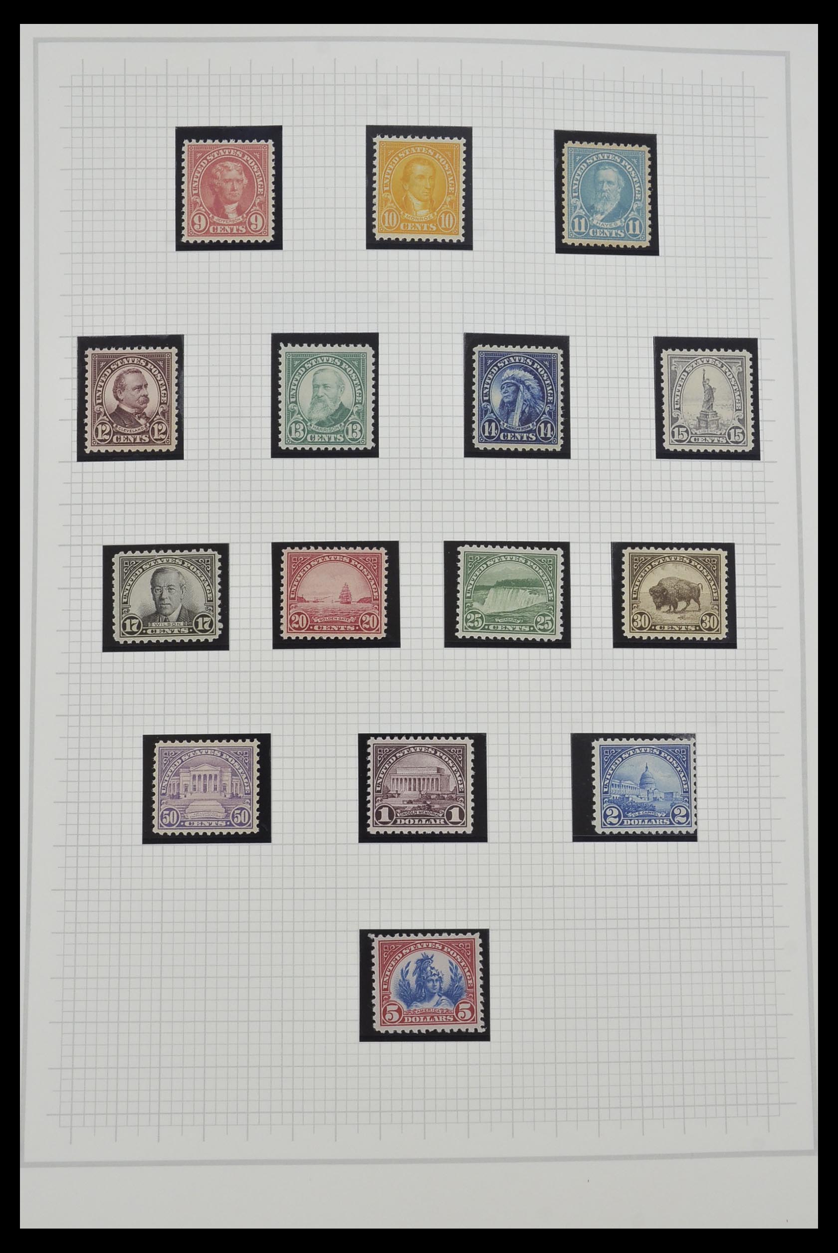 34309 002 - Stamp collection 34309 USA 1922-1934.