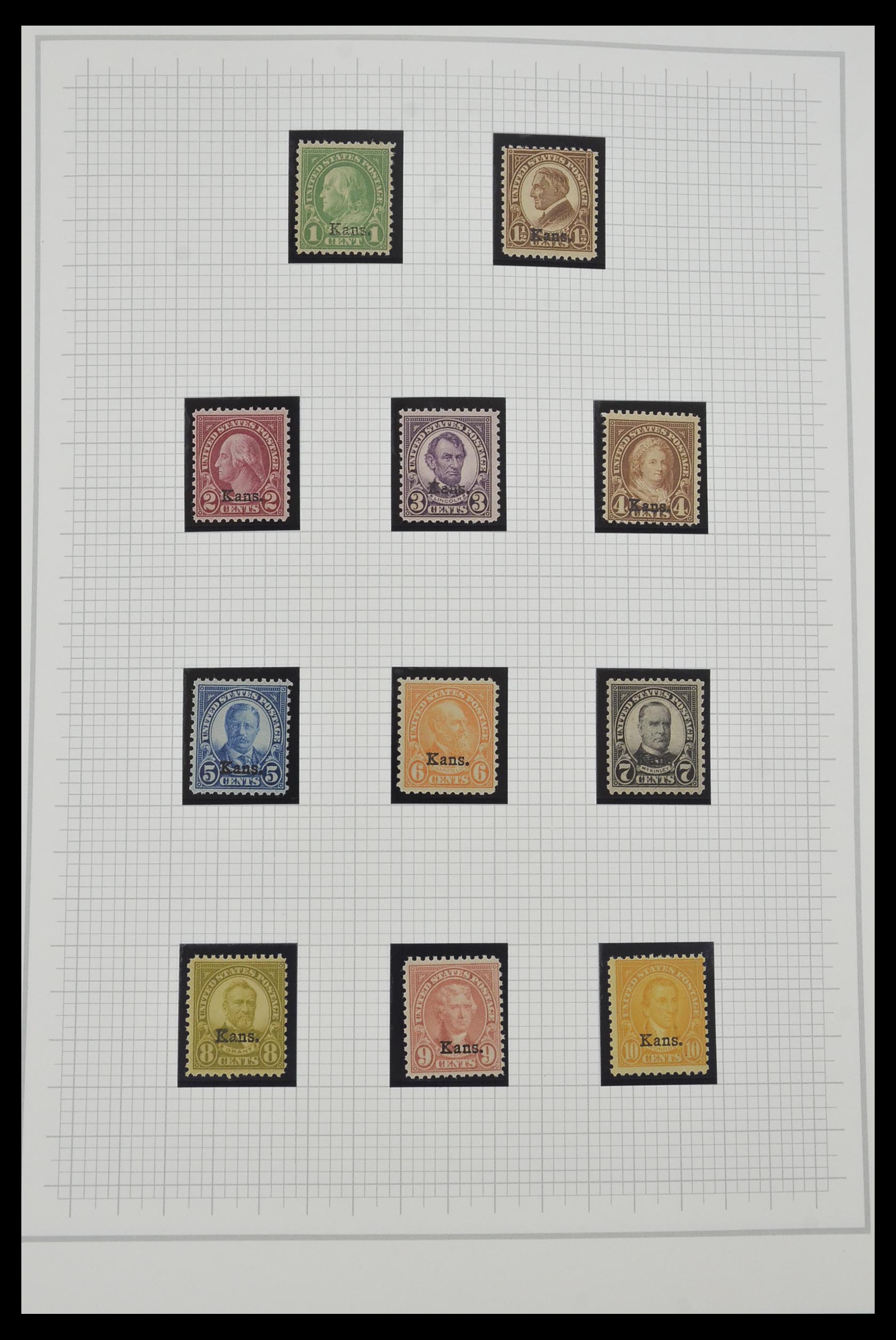 34309 004 - Stamp collection 34309 USA 1922-1934.