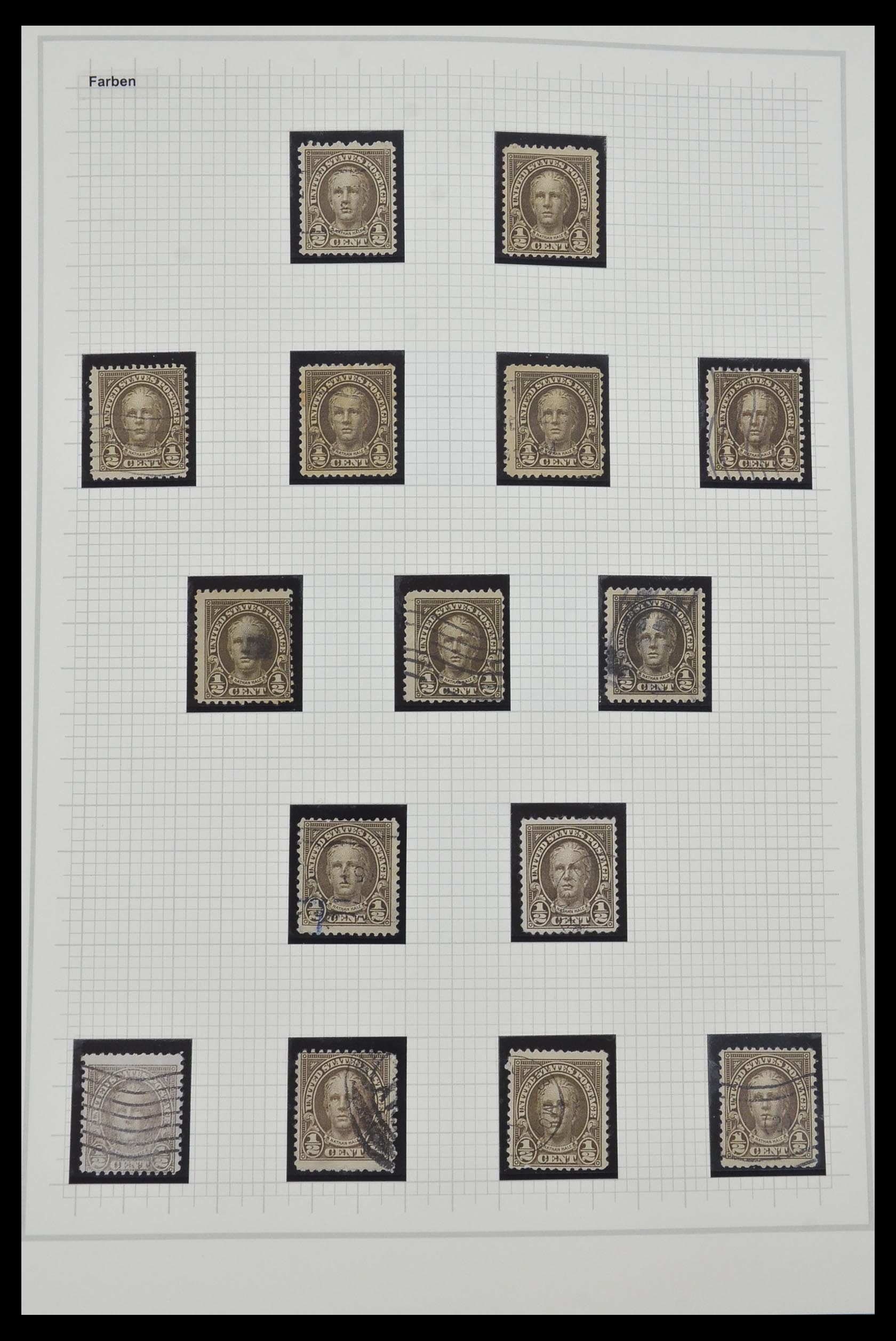 34309 007 - Stamp collection 34309 USA 1922-1934.