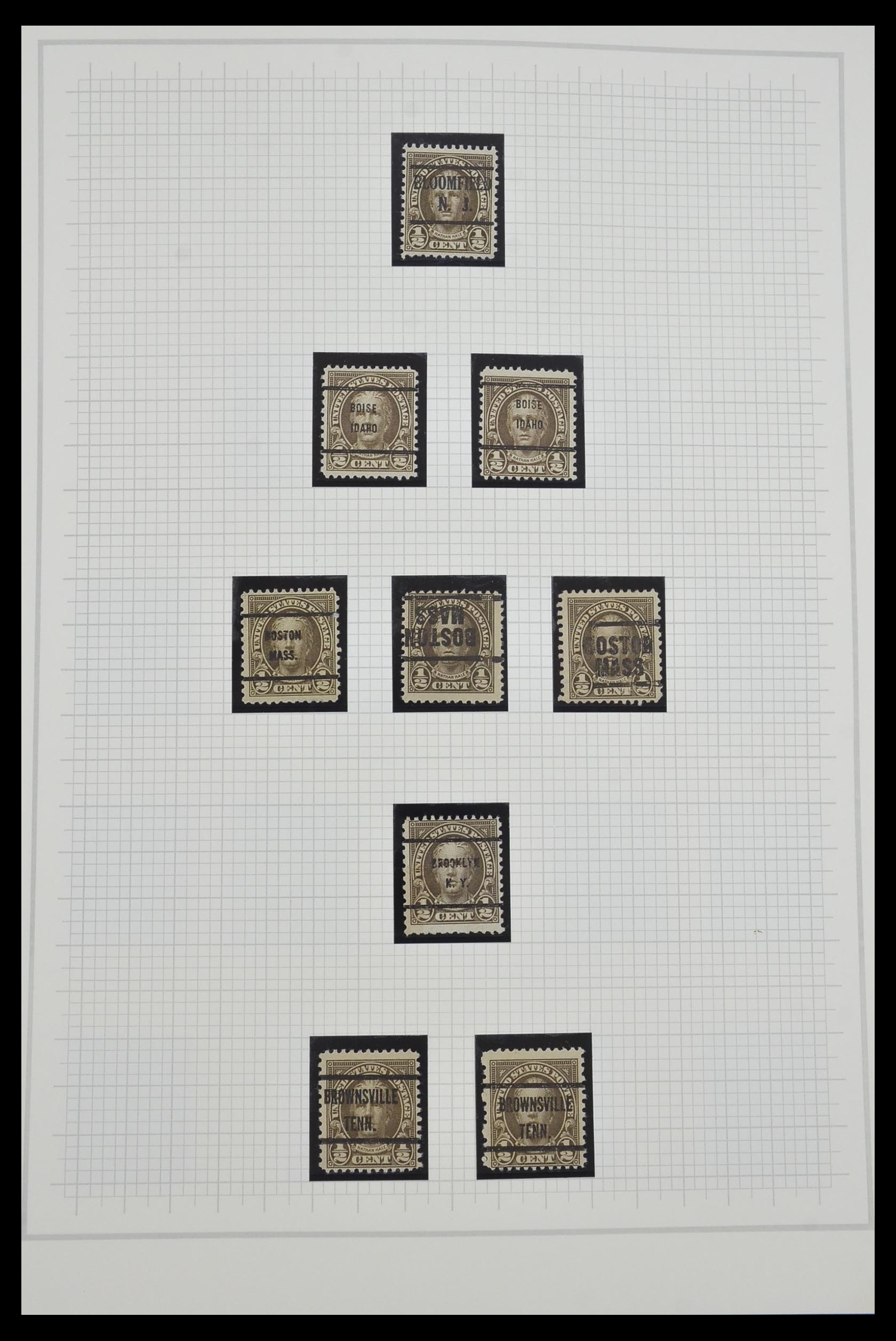 34309 013 - Stamp collection 34309 USA 1922-1934.