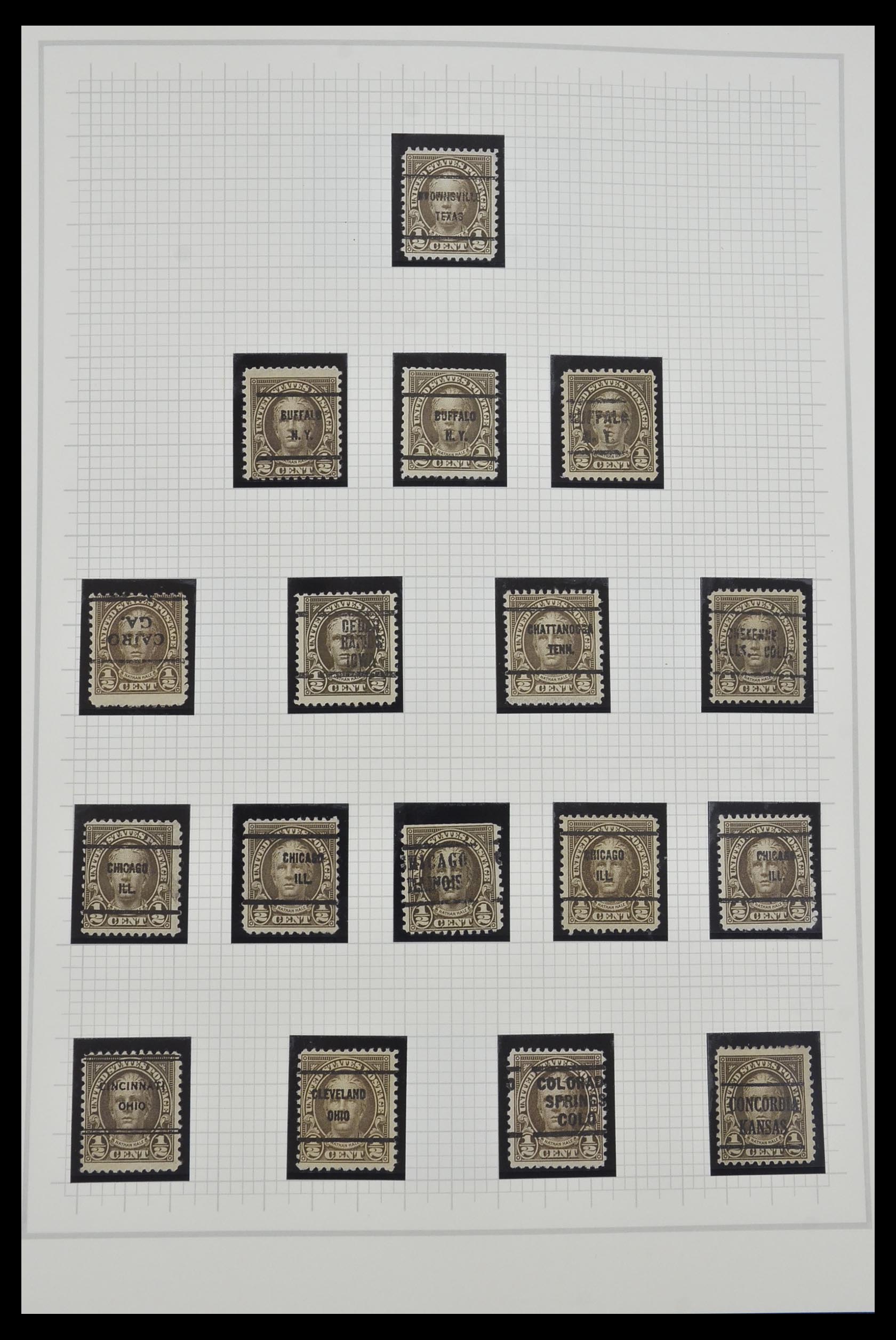 34309 014 - Stamp collection 34309 USA 1922-1934.