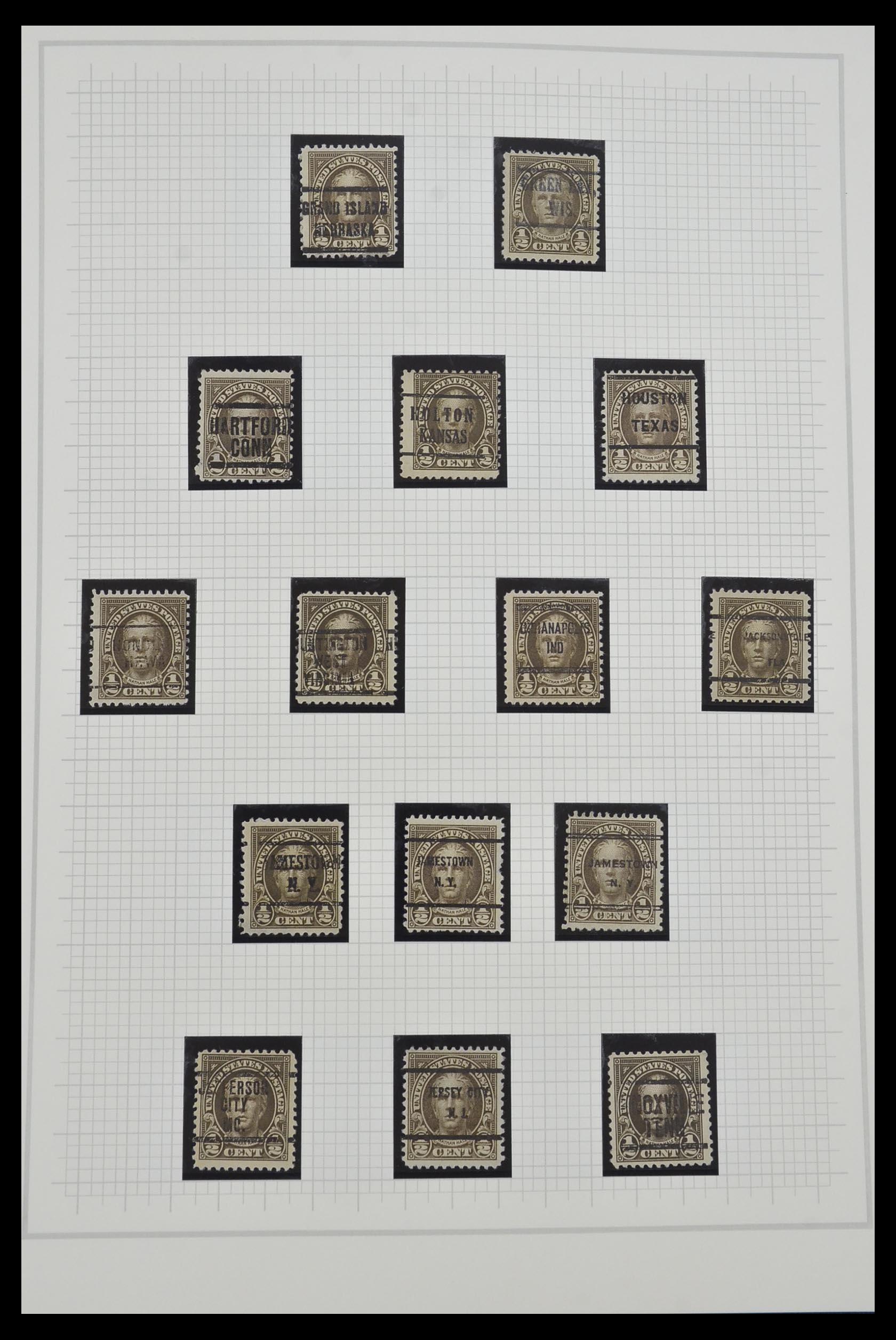 34309 017 - Stamp collection 34309 USA 1922-1934.