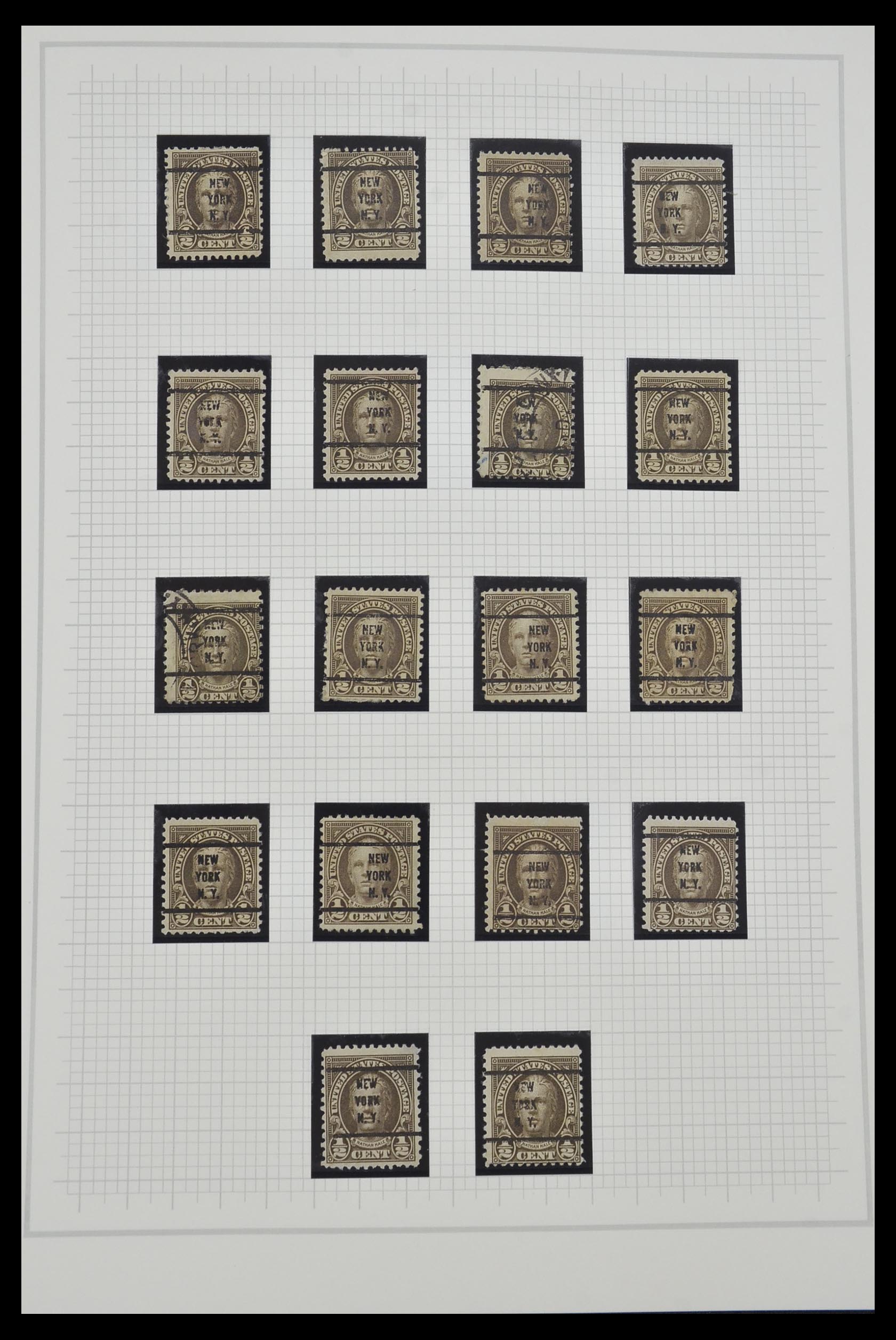 34309 021 - Stamp collection 34309 USA 1922-1934.