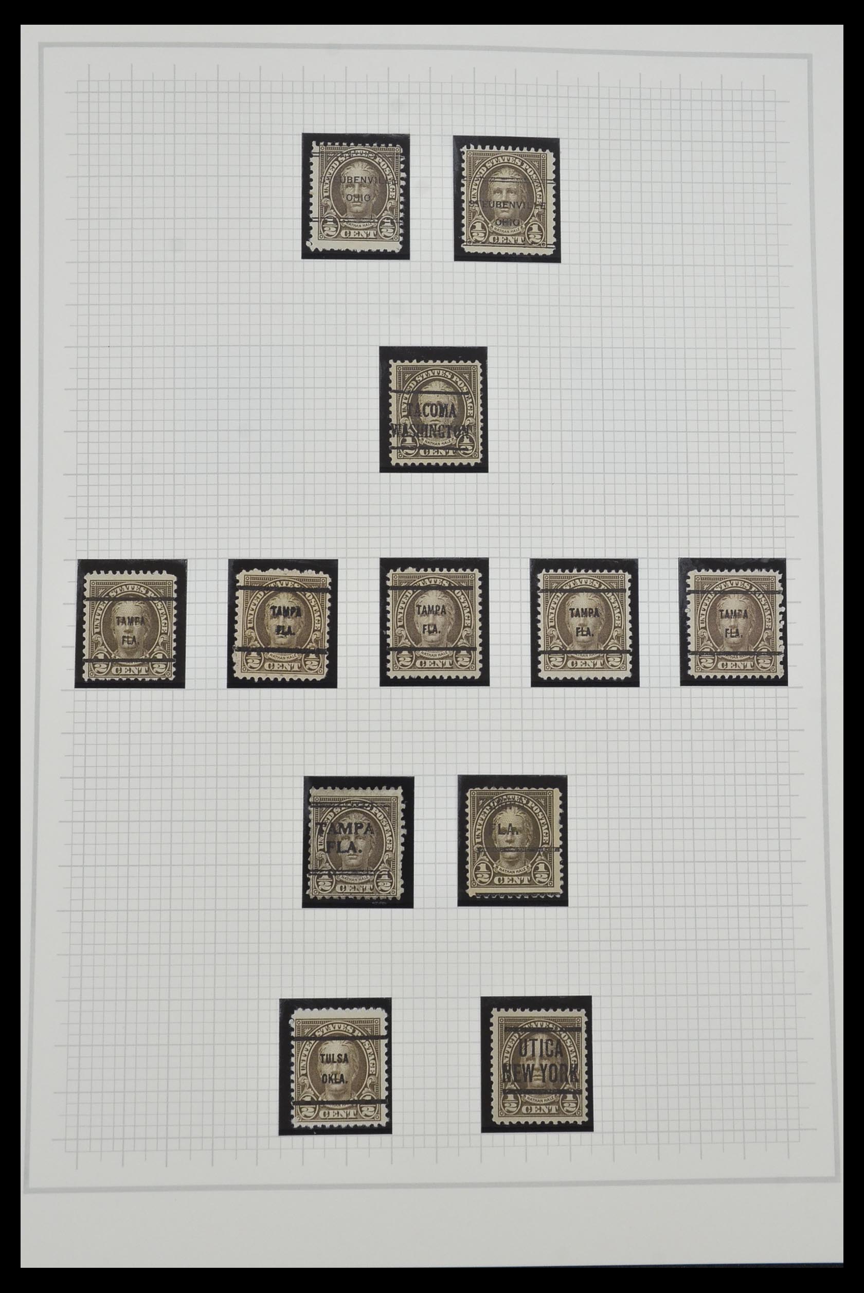 34309 024 - Stamp collection 34309 USA 1922-1934.