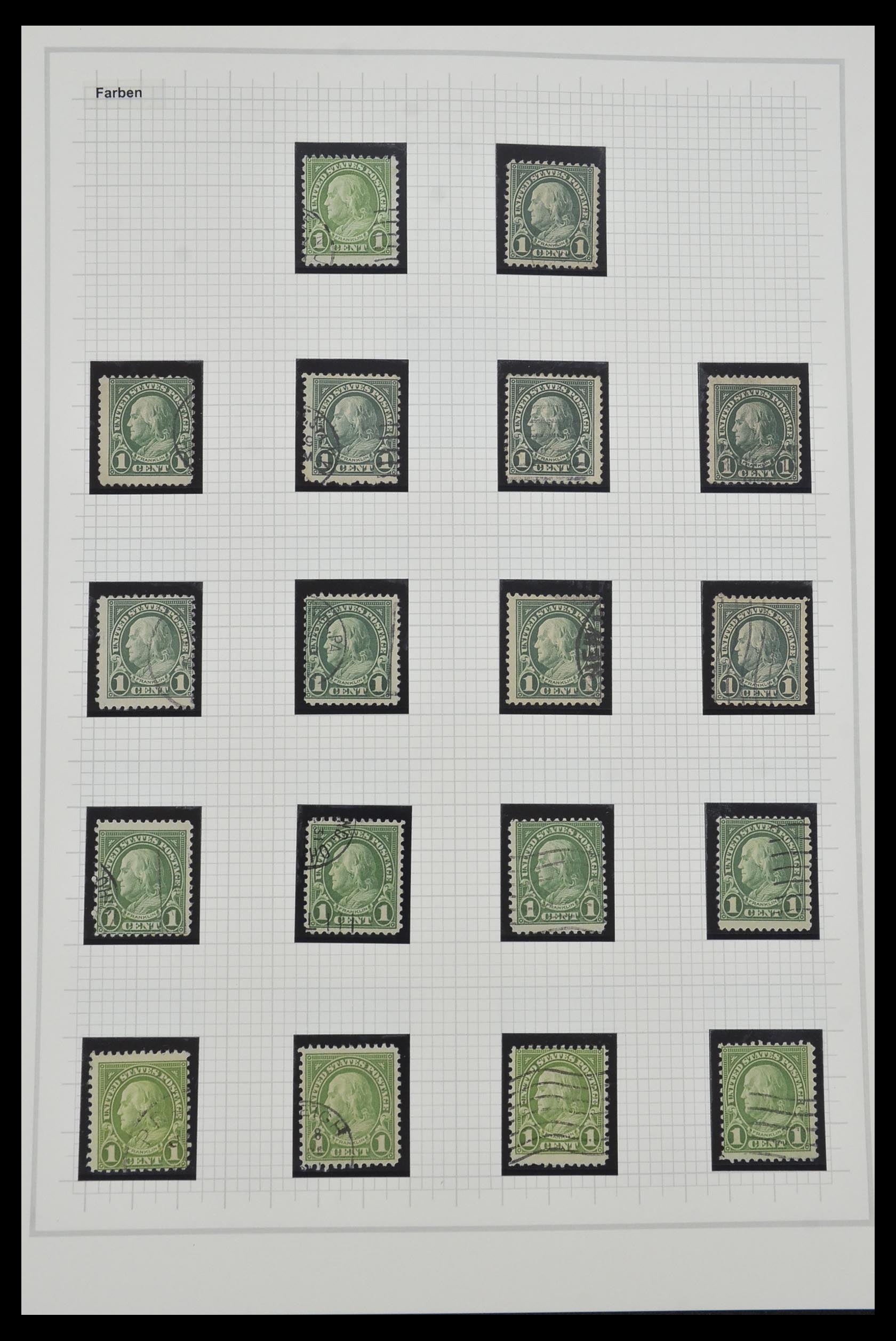 34309 029 - Stamp collection 34309 USA 1922-1934.
