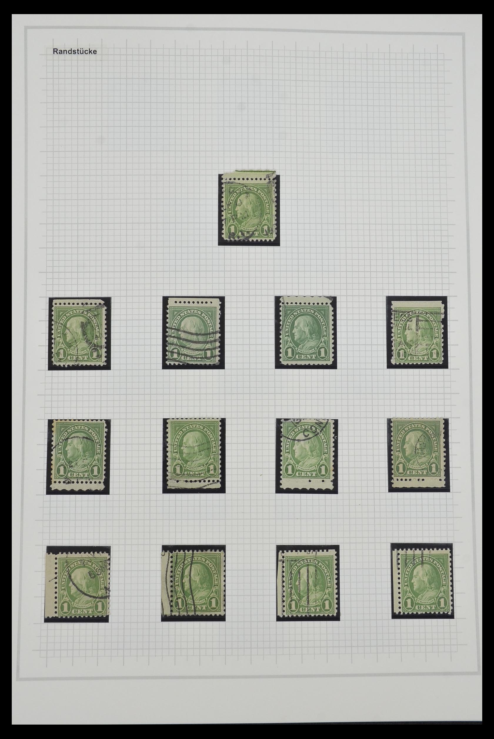 34309 030 - Stamp collection 34309 USA 1922-1934.