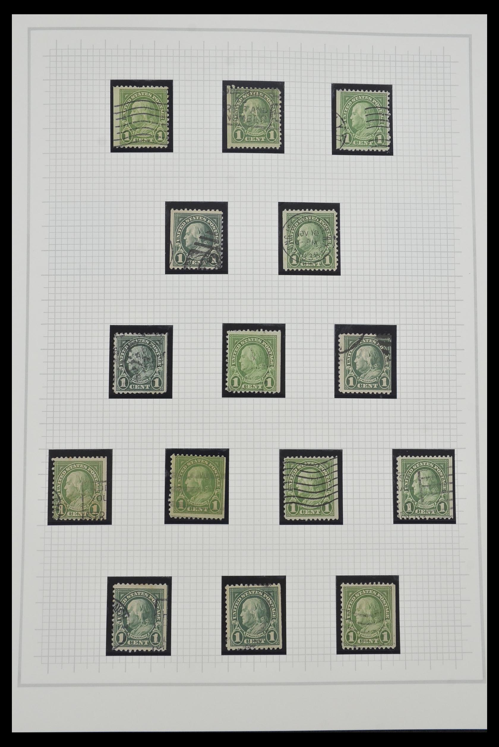 34309 031 - Stamp collection 34309 USA 1922-1934.