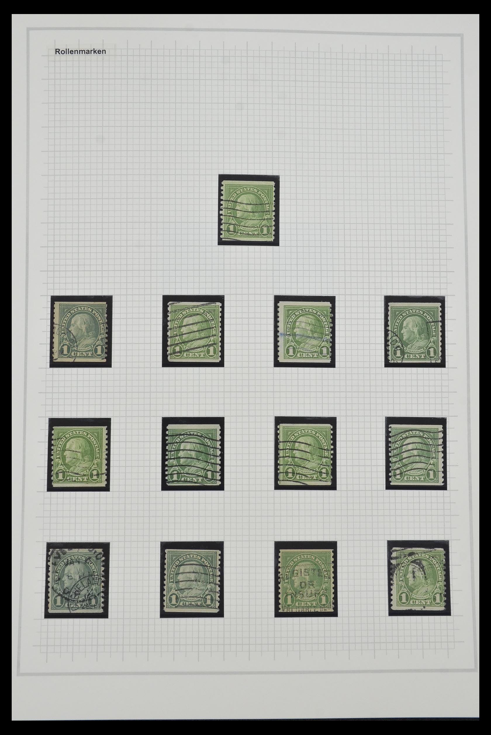 34309 034 - Stamp collection 34309 USA 1922-1934.