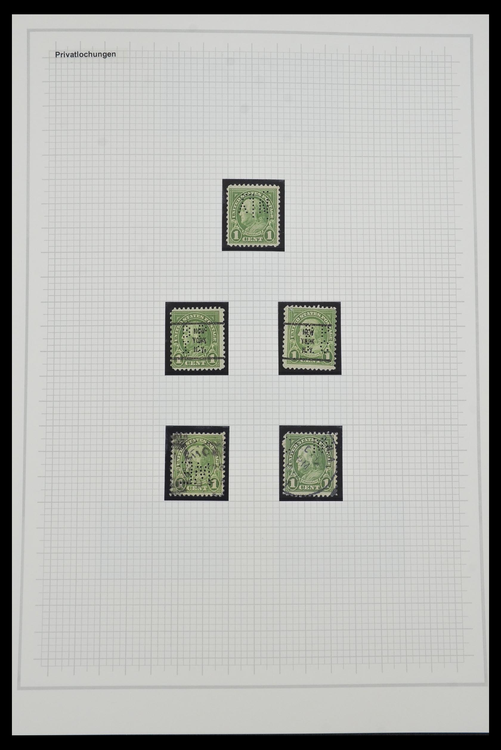 34309 036 - Stamp collection 34309 USA 1922-1934.
