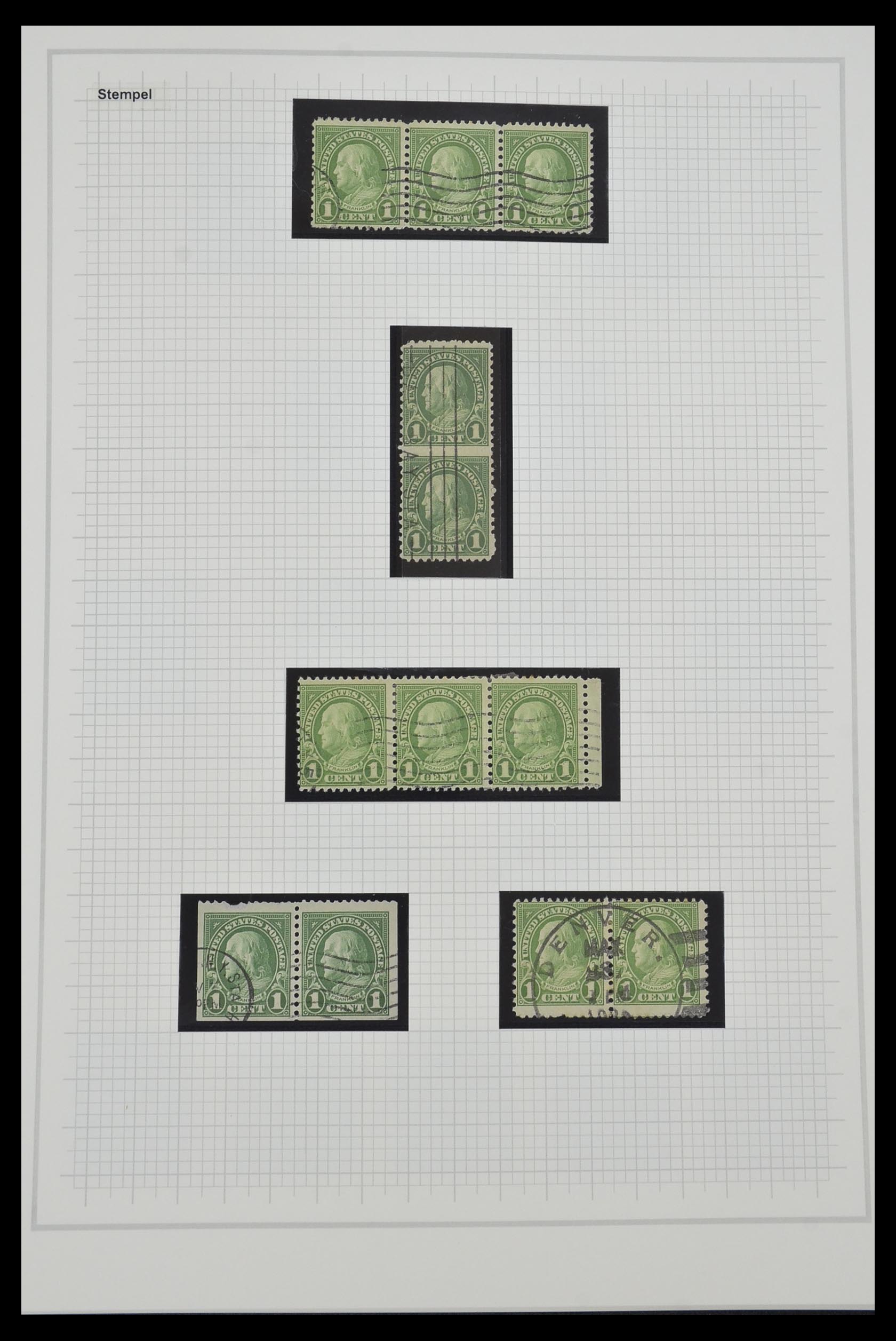 34309 037 - Stamp collection 34309 USA 1922-1934.