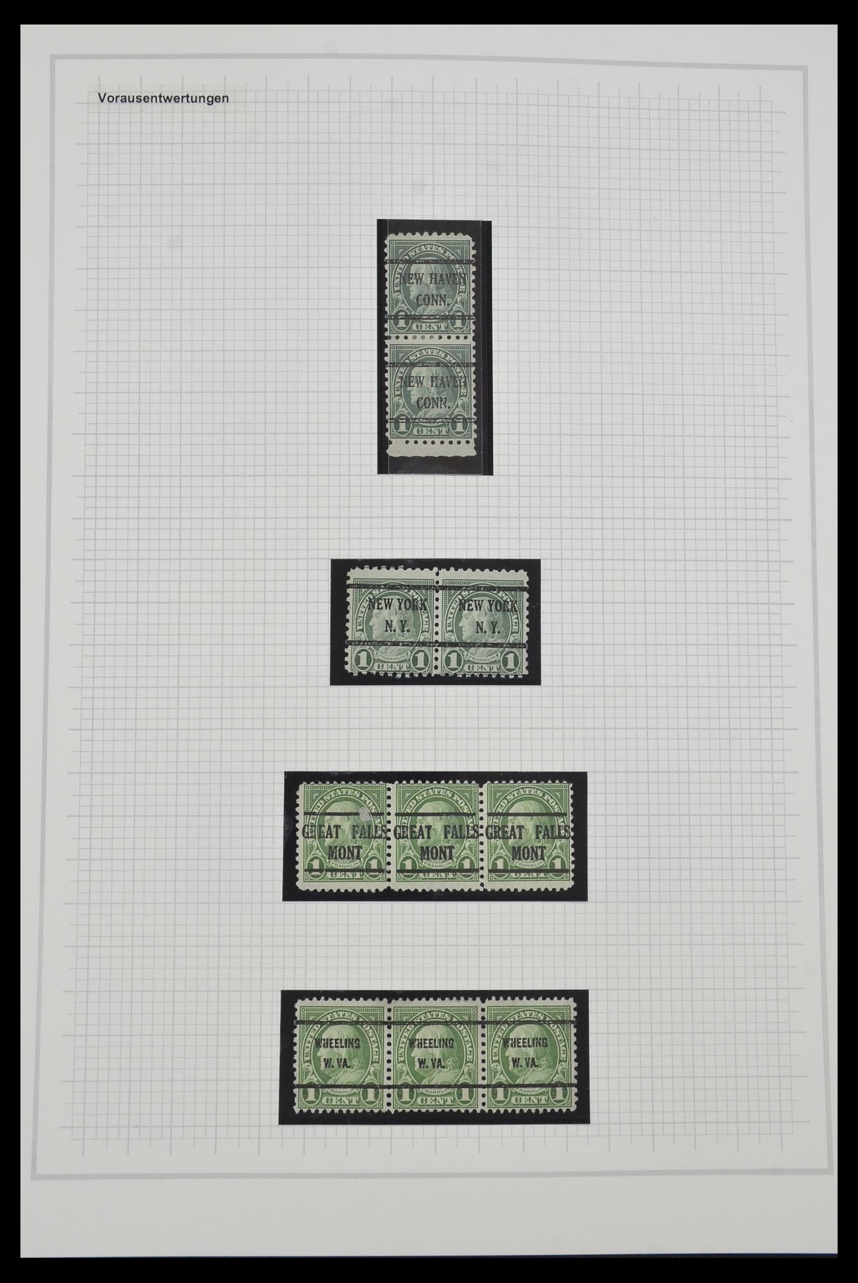 34309 039 - Stamp collection 34309 USA 1922-1934.