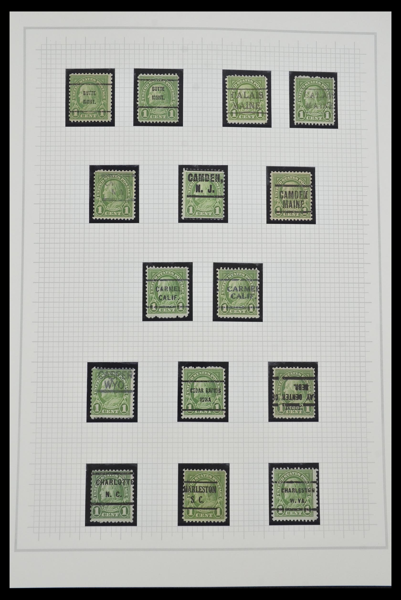 34309 044 - Stamp collection 34309 USA 1922-1934.