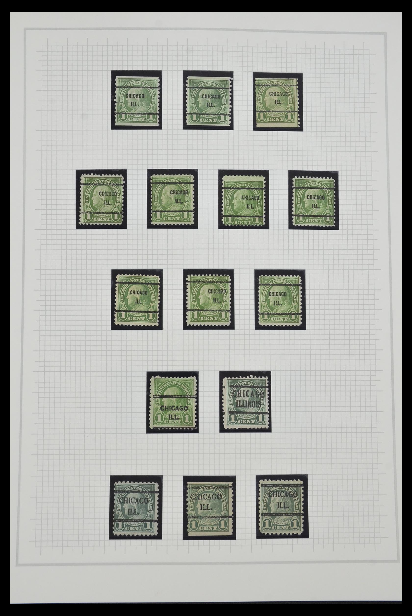34309 045 - Stamp collection 34309 USA 1922-1934.
