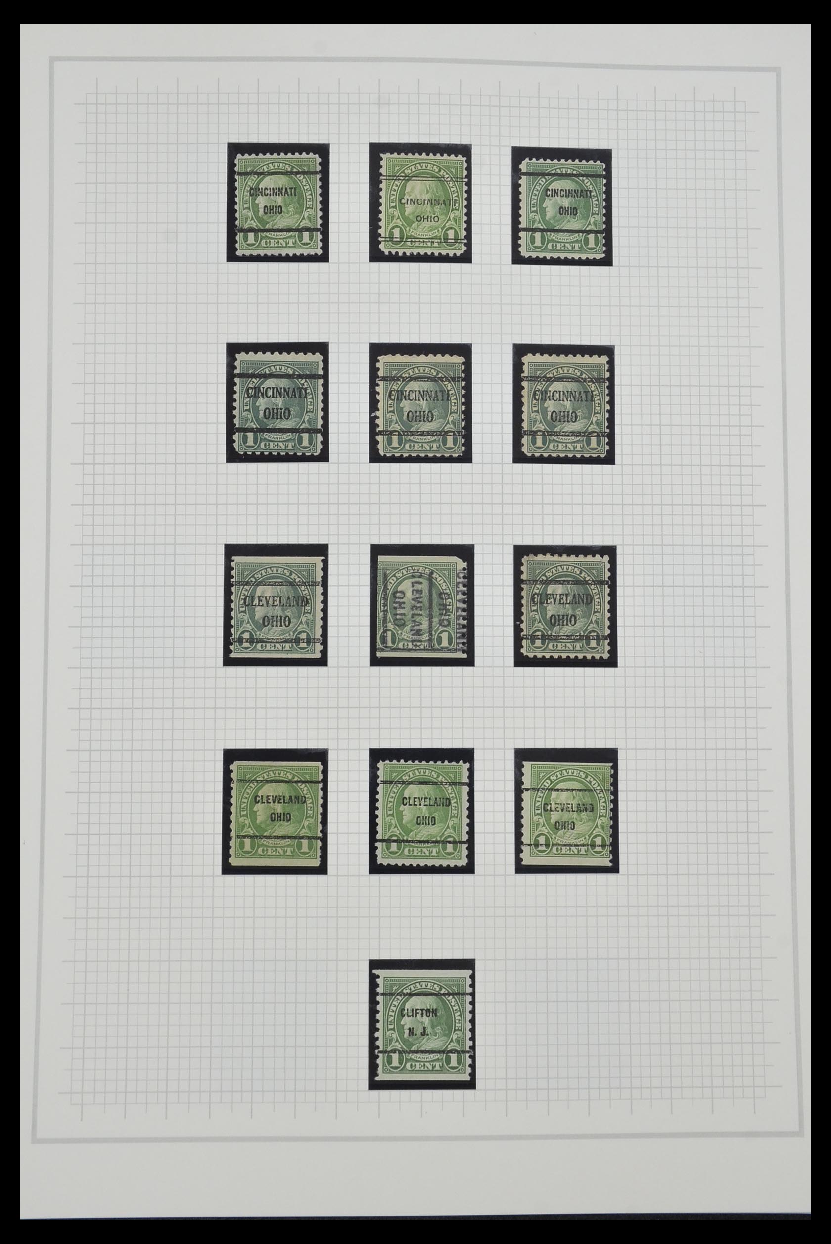 34309 046 - Stamp collection 34309 USA 1922-1934.